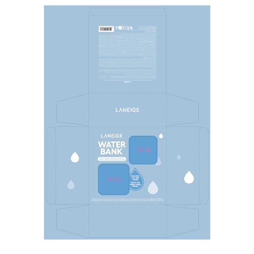 LANEIGE Water Bank Blue Hyaluronic Cream Moisturizer: Hydrating Korean Face Cream with Squalane & Ceramide for Skin Barrier Support, Dermatologist-Tested