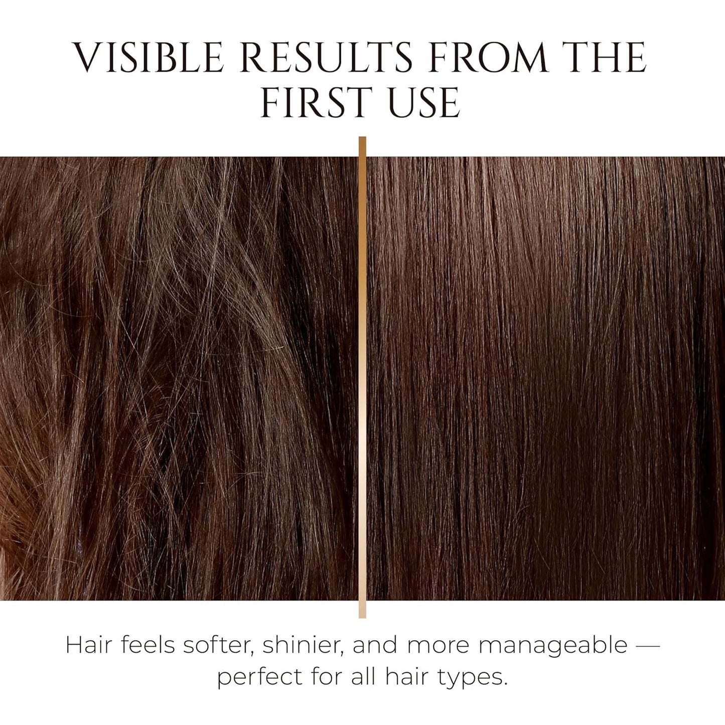 HADAT Golden Hour Express HAIR MASK – Premium Professional Hair Treatment with Pearl Powder – Hydration for Dry Damaged Hair – Nourishing Oils – Split Ends – Salon Quality – Made in Israel, 9.47 Fl Oz