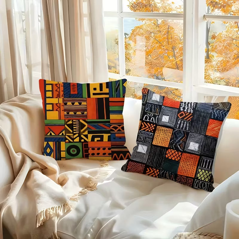 African Printed Pillow Covers