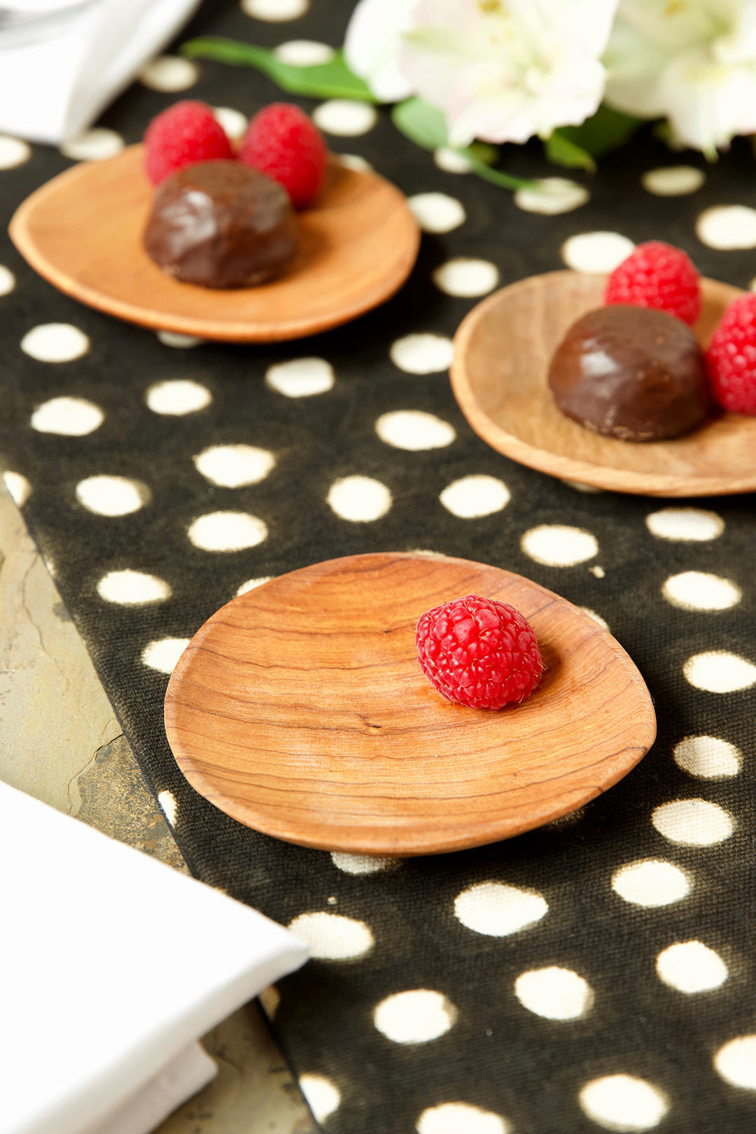 Wild Olive Wood Simple Spice Dish
