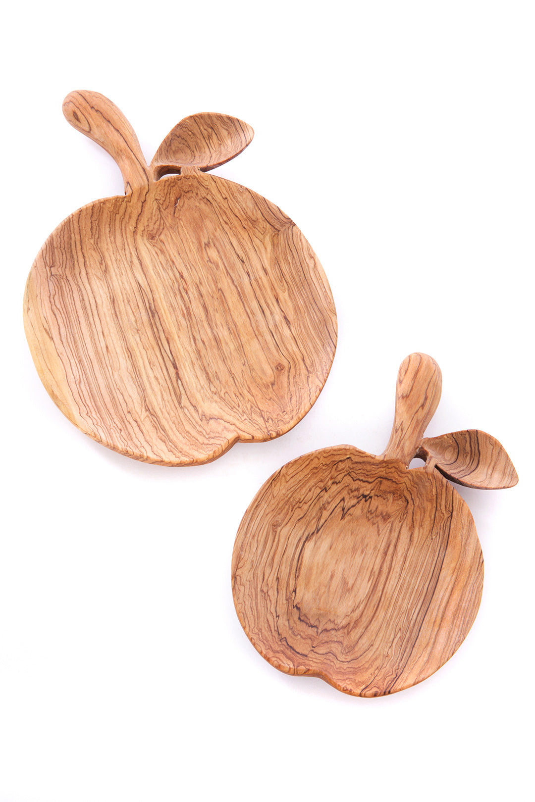Small Wild Olive Wood Apple Tray