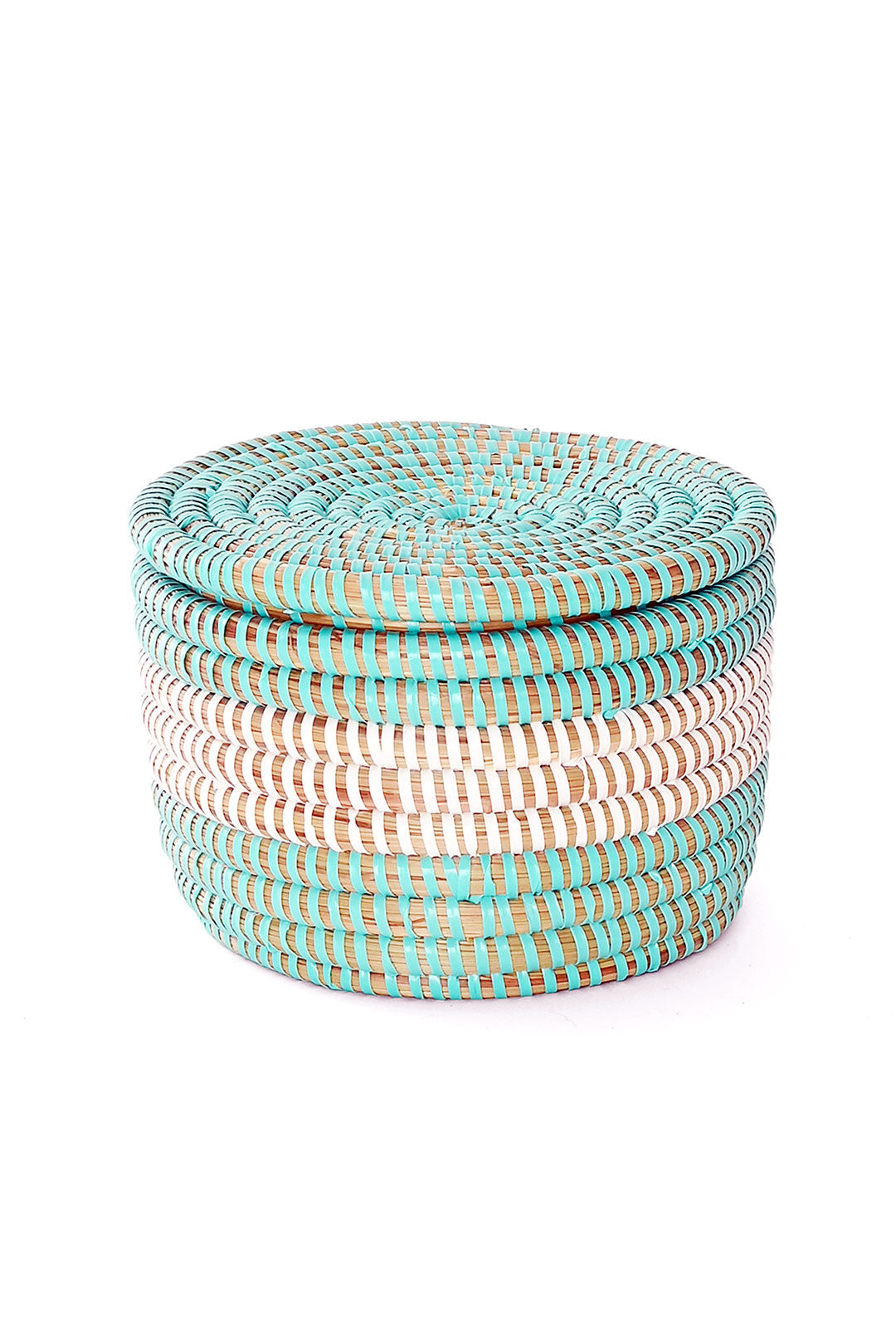 Little Blue Macaron Basket