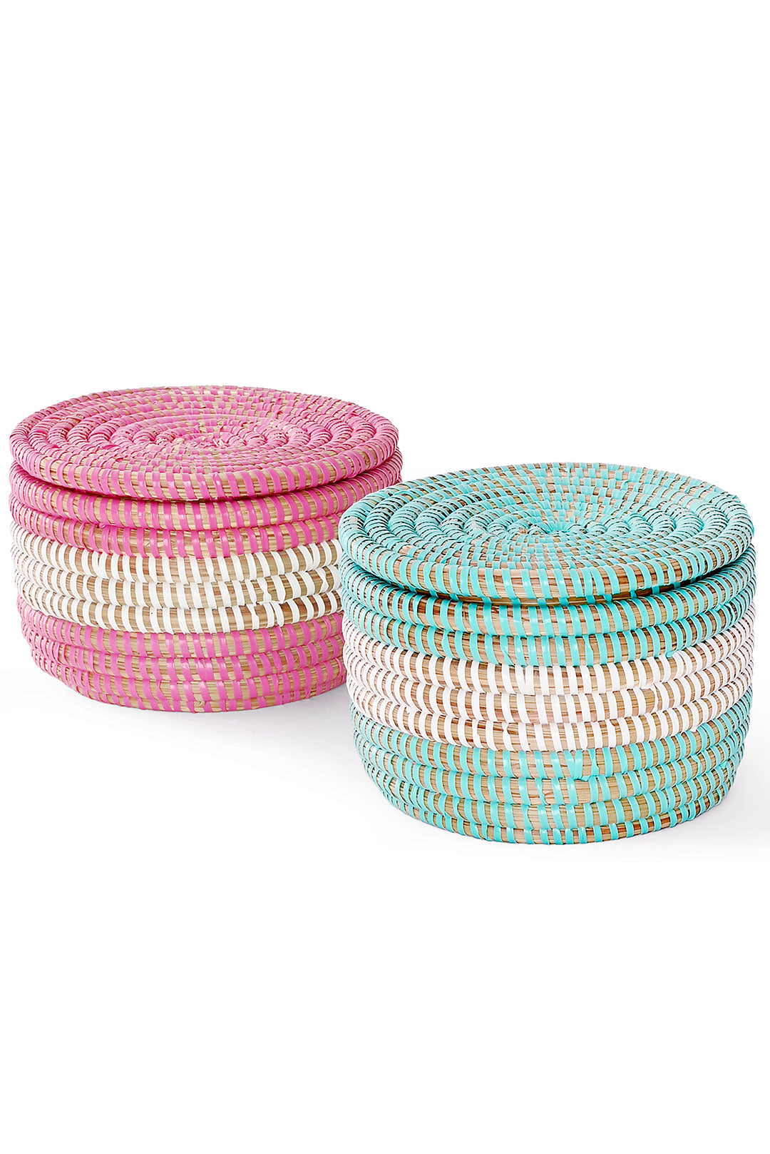 Little Blue Macaron Basket