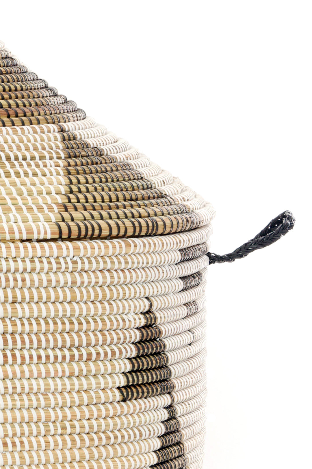 Black and White Tribal Design Basket