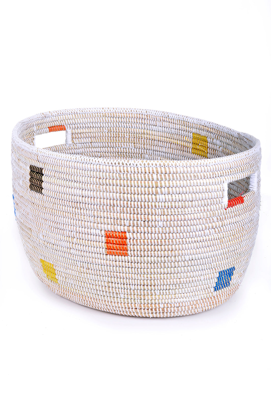 Set of Three Prismatic Pixels Sewing Baskets