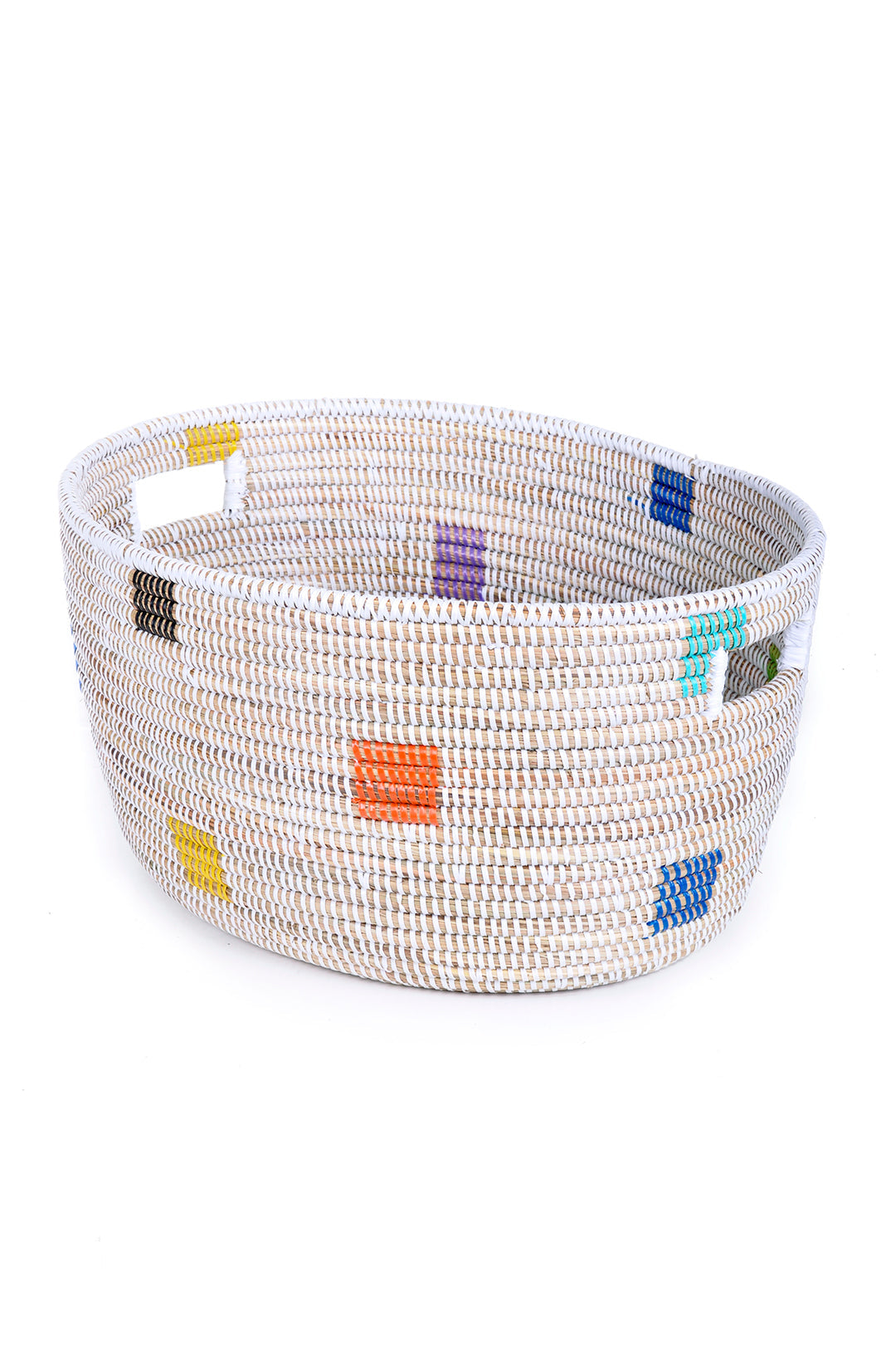 Set of Three Prismatic Pixels Sewing Baskets