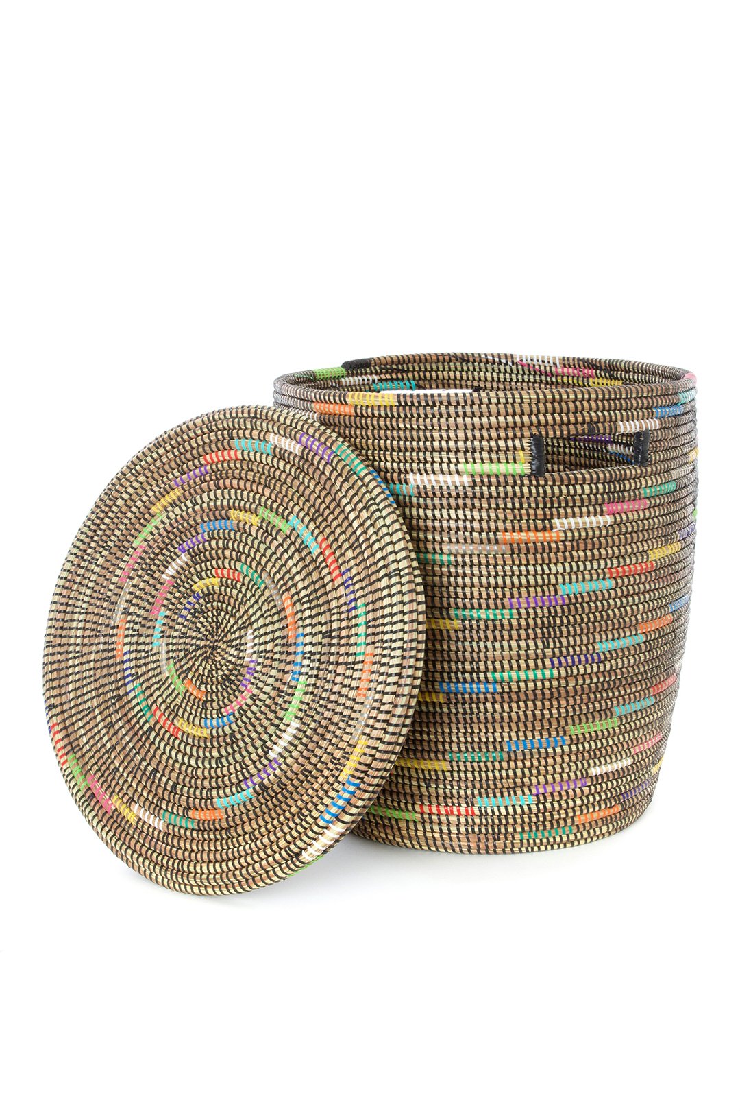 Sable Swirl Flat Lid Storage Basket
