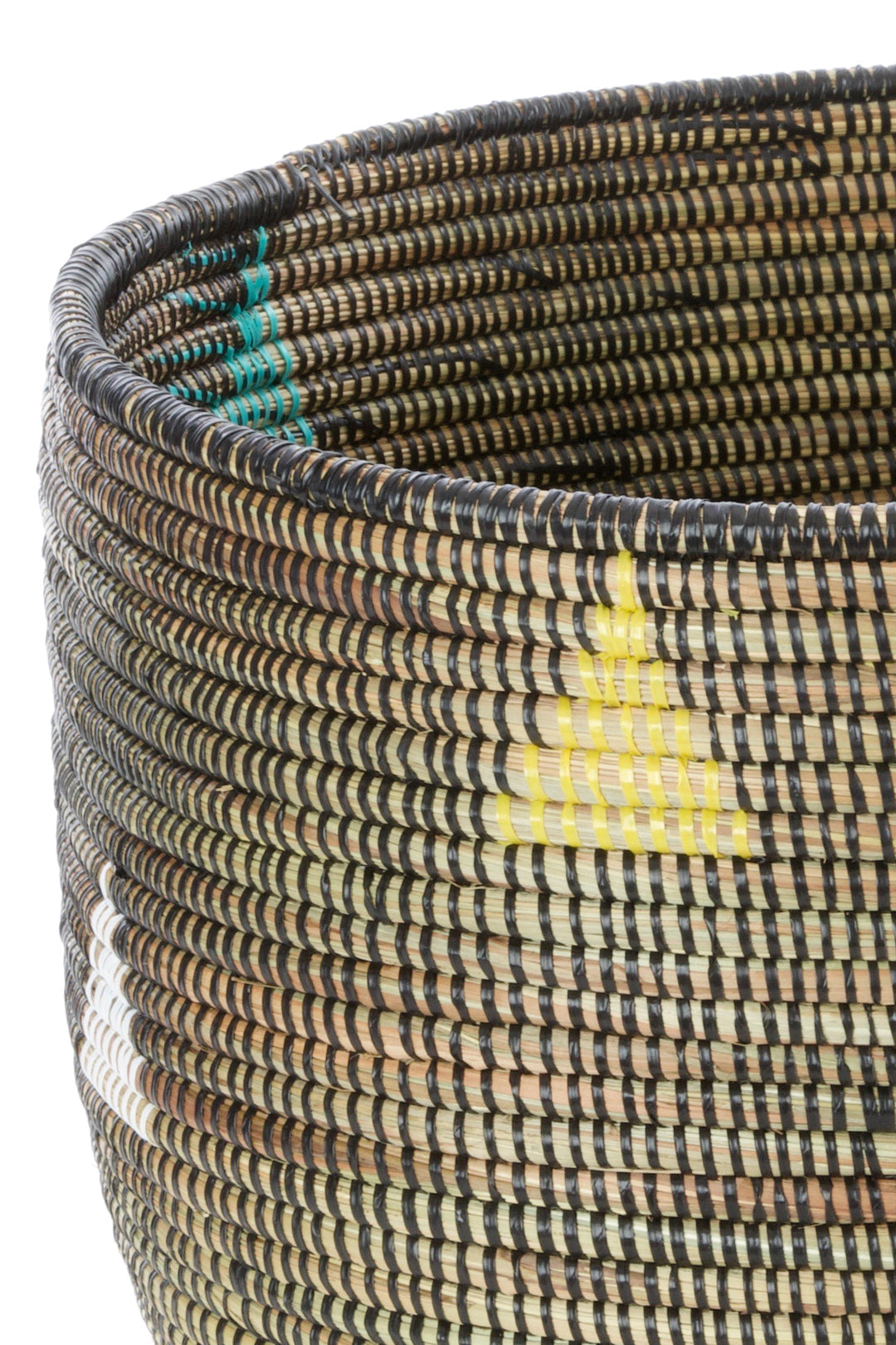 Teranga Triangles Knitting Basket from Senegal