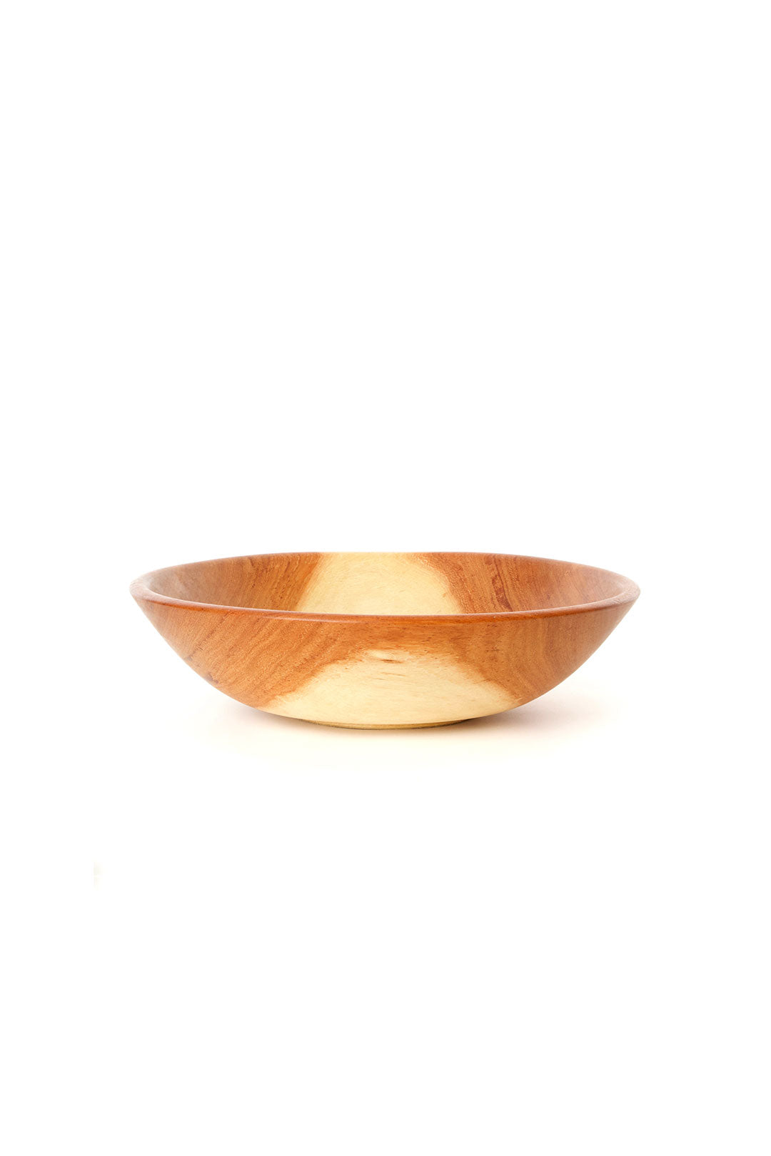 Small Mahogany Wood Salad Bowl from Zimbabwe
