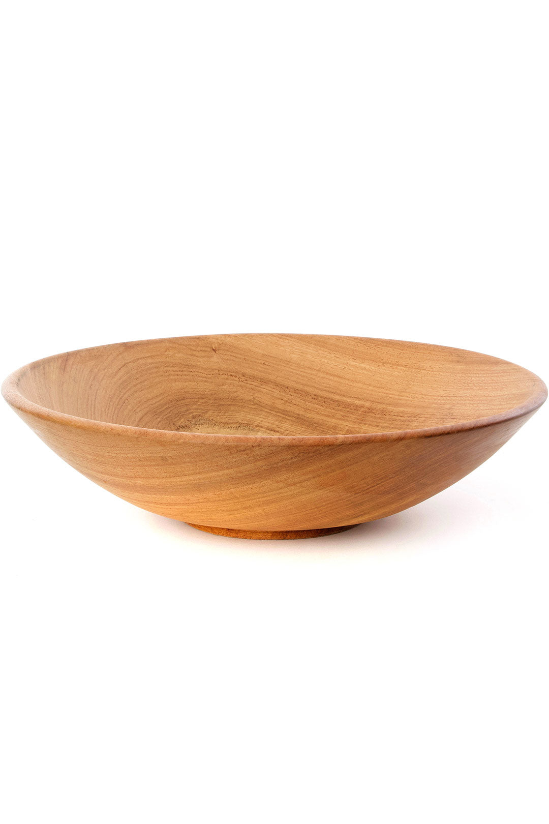 Extra Large Mahogany Wood Salad Bowl from Zimbabwe