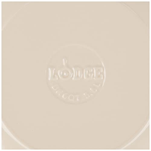 Lodge 6 Quart Enameled Cast Iron Dutch Oven with Lid – Dual Handles – Oven Safe up to 500° F or on Stovetop - Use to Marinate, Cook, Bake, Refrigerate and Serve – Blue