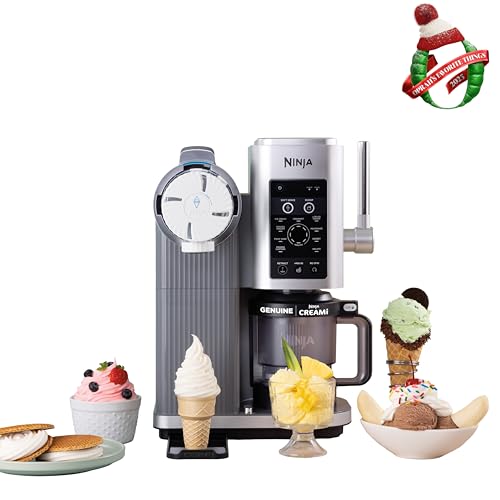 Ninja CREAMi Scoop & Swirl Ice Cream and Soft Serve Maker, Sorbet, Milkshake, Frozen Yogurt, Low Calories Program & More, 13-in-1, Soft Serve Handle & (2) CREAMi 2-in-1 16oz Pints, NC701
