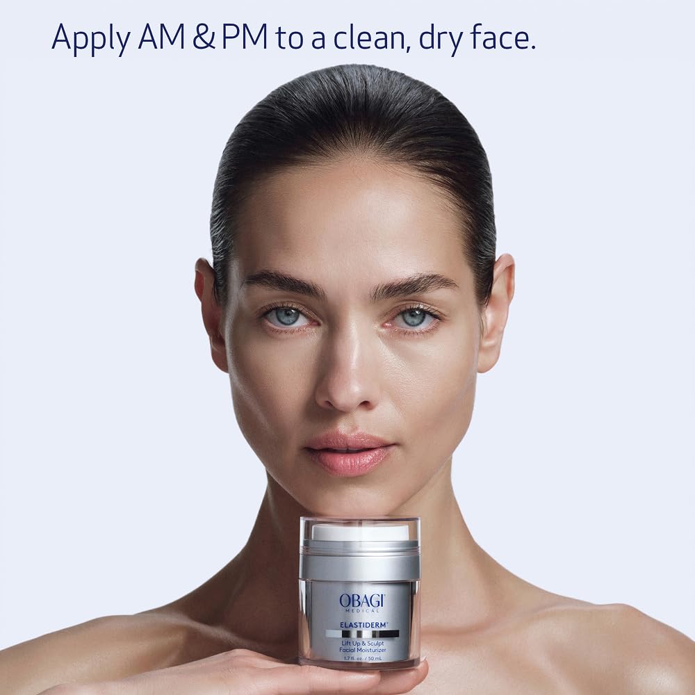 Obagi ELASTIderm Lift Up & Sculpt Facial Moisturizer – Clinically Proven Anti-Aging Face Cream that Visibly Firms & Sculpts Facial Contours, & Reduces Fine Lines & Wrinkles with Peptides – 1.7 oz