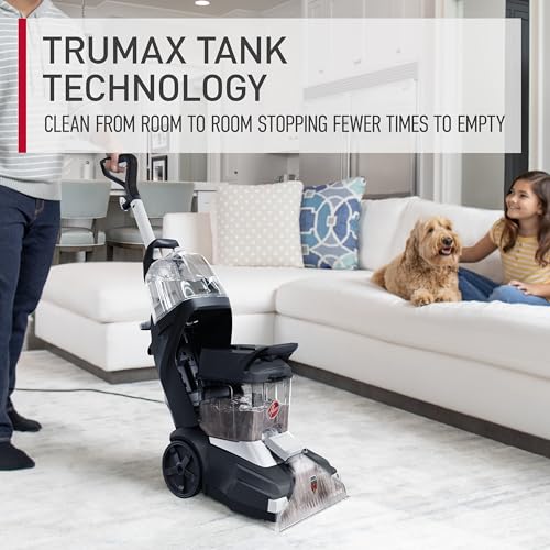 Hoover PowerScrub Deluxe Carpet Cleaner Machine for Carpet and Upholstery, Deep Cleaning Carpet Shampooer Machine with Multi-Purpose Tools, Pair Carpet Cleaner Solution