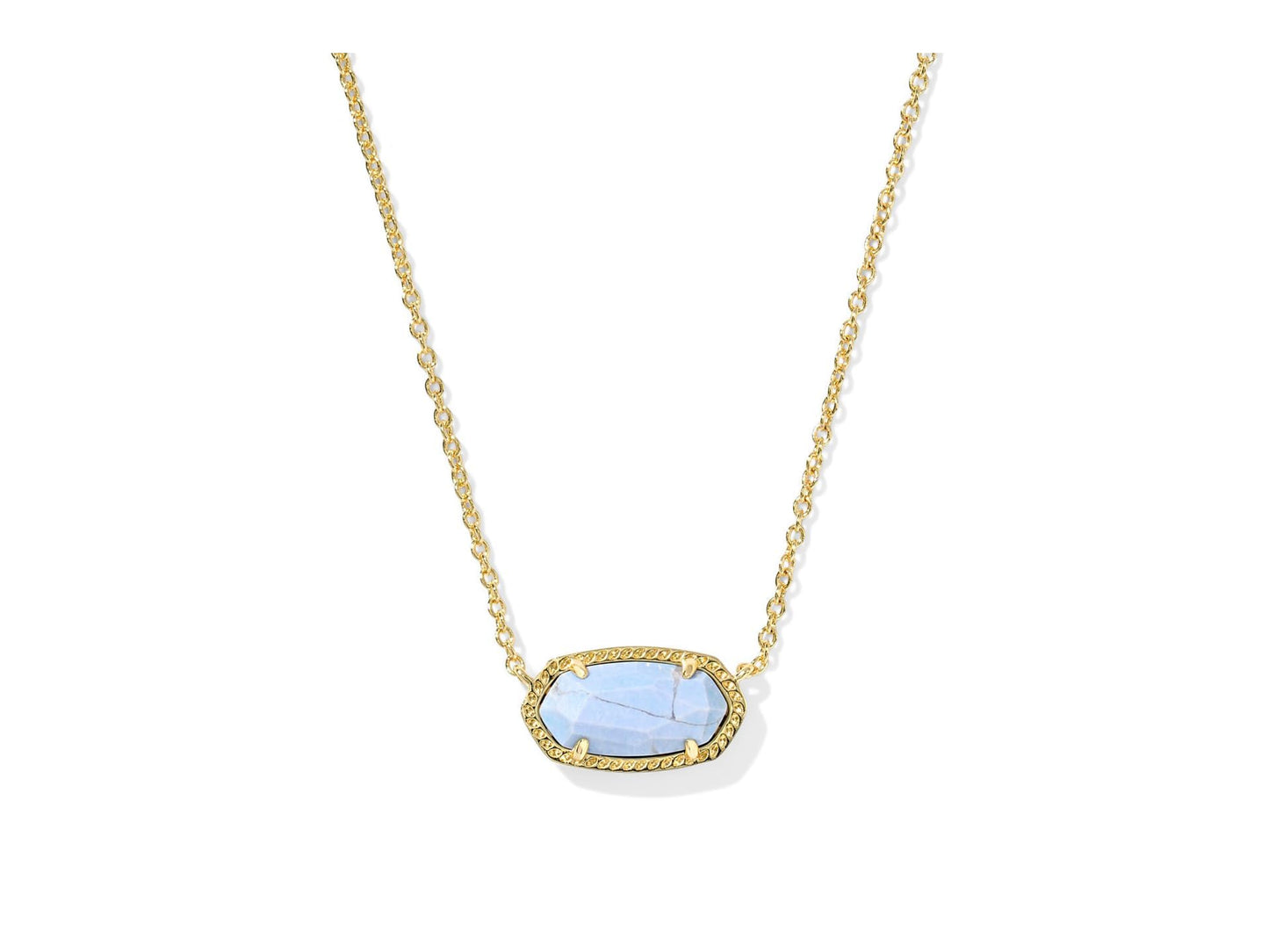 Kendra Scott Elisa Pendant Necklace for Women, Fashion Jewelry, 14k Gold-Plated
