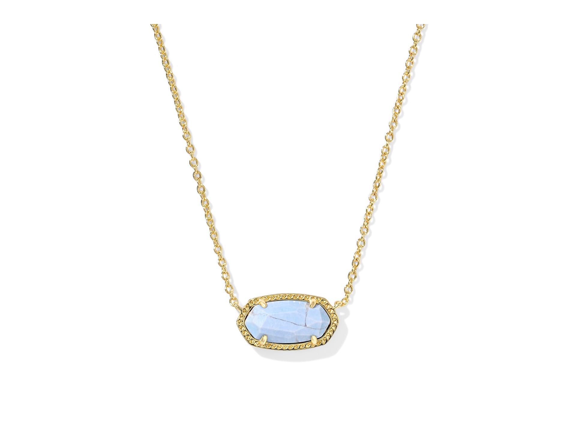 Kendra Scott Elisa Pendant Necklace for Women, Fashion Jewelry, 14k Gold-Plated