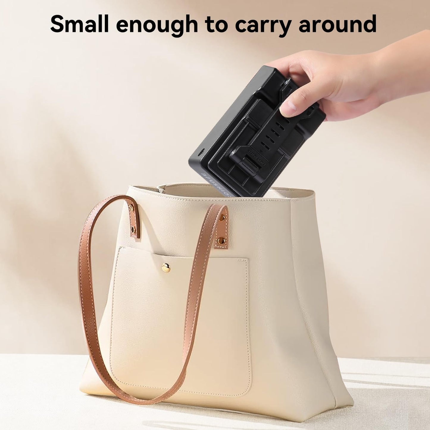 Gifts for Men Women - Cell Phone Stand with Bluetooth Speaker, Phone Holder with Charger (5000mAh), HD Surround Sound for Desk, Stocking Stuffers White Elephant Gift for Adults