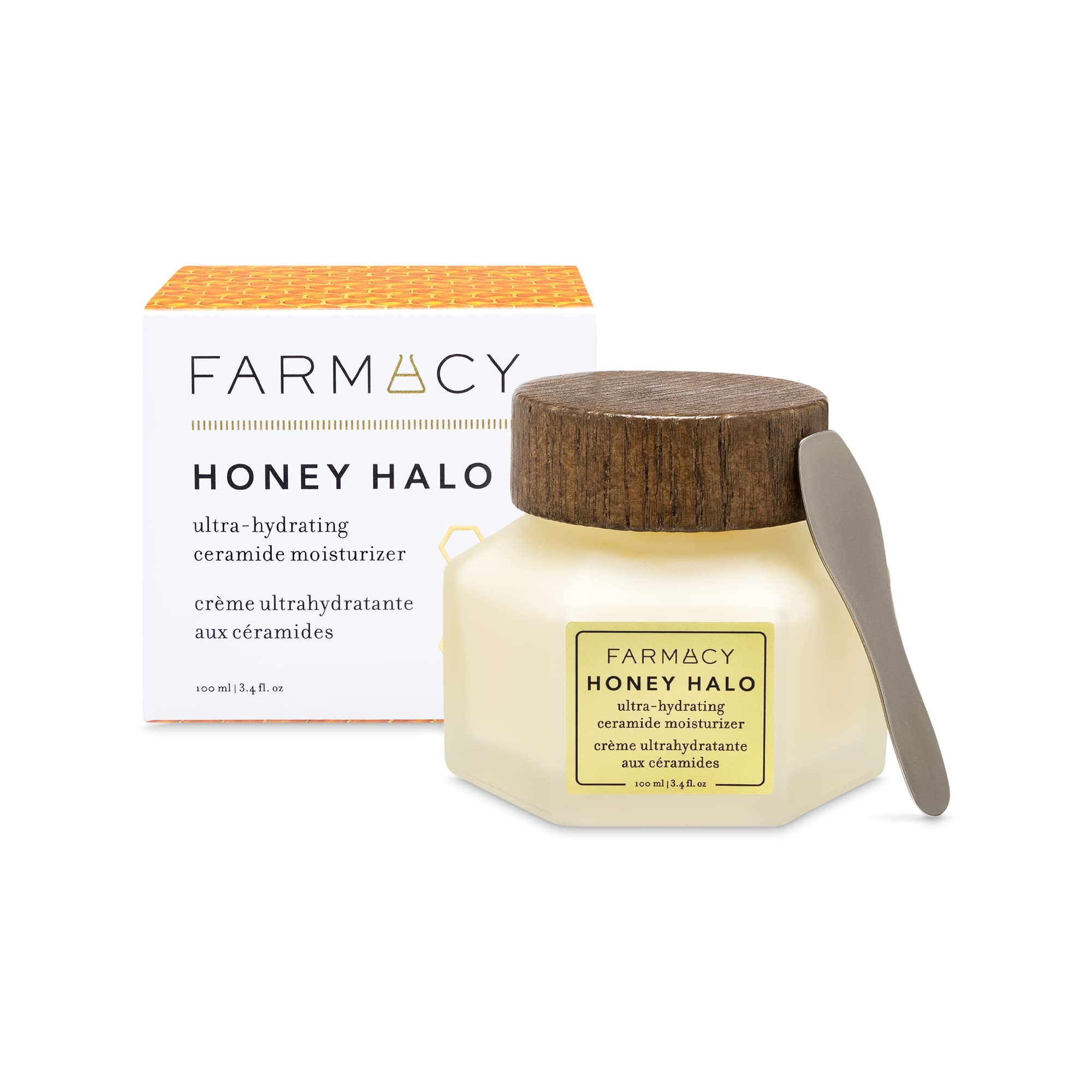 Farmacy Honey Cloud Lightweight Face Moisturizer - Hydrating Face Lotion Infused with Hyaluronic Acid, Peptides & Chamomile - Daily Facial Moisturizer for Oily, Sensitive, or Combination Skin (50ml)