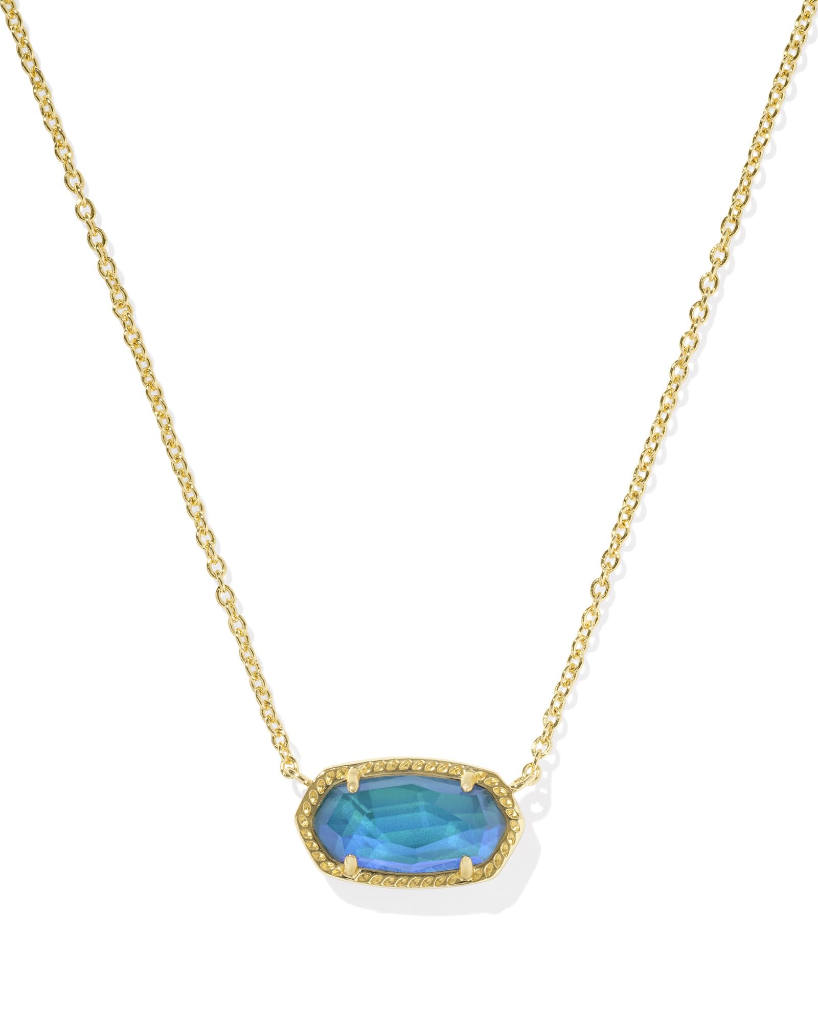 Kendra Scott Elisa Pendant Necklace for Women, Fashion Jewelry, 14k Gold-Plated