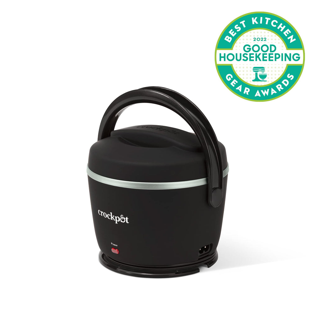 Crock-Pot 20-Ounce Electric Lunch Box, Portable Food Warmer, Blush Pink | Perfect for Travel, Car, On-the-Go | Spill-Free, Dishwasher-Safe