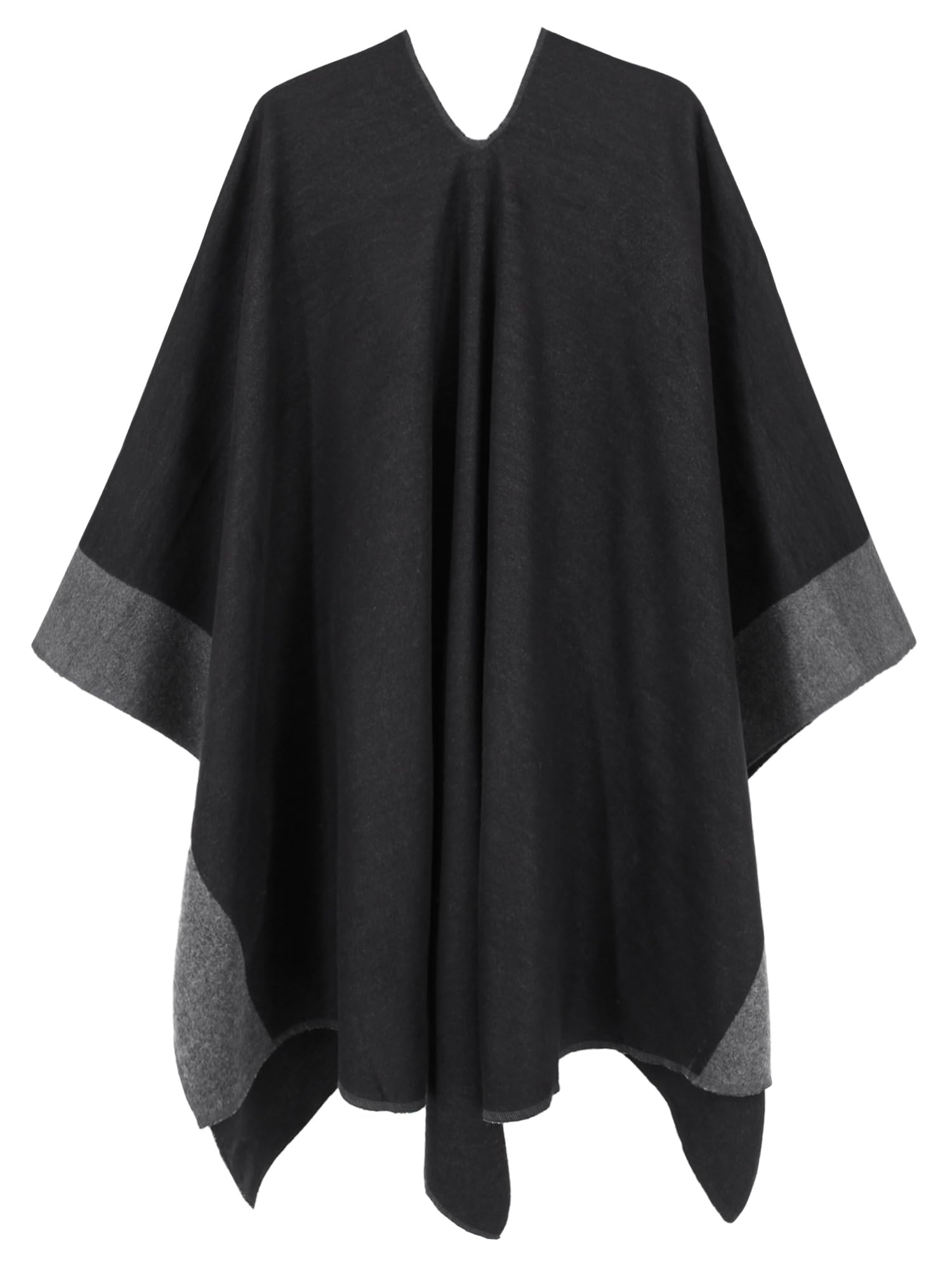 Moss Rose Women's Shawl Wrap Poncho Ruana Cape Open Front Cardigan Shawls for Fall Winter