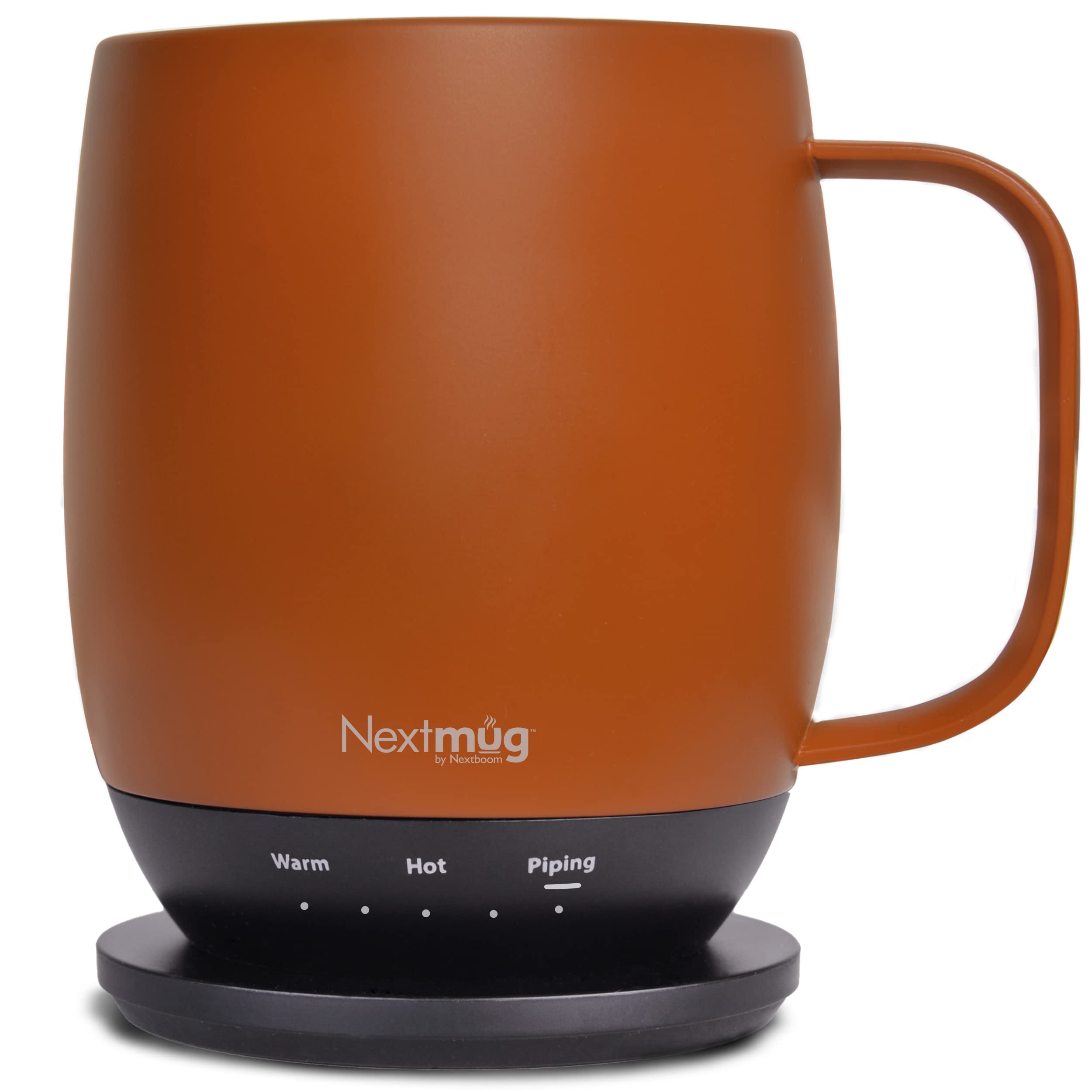 Nextmug - Temperature-Controlled, Self-Heating Coffee Mug (Black - 14 oz.)