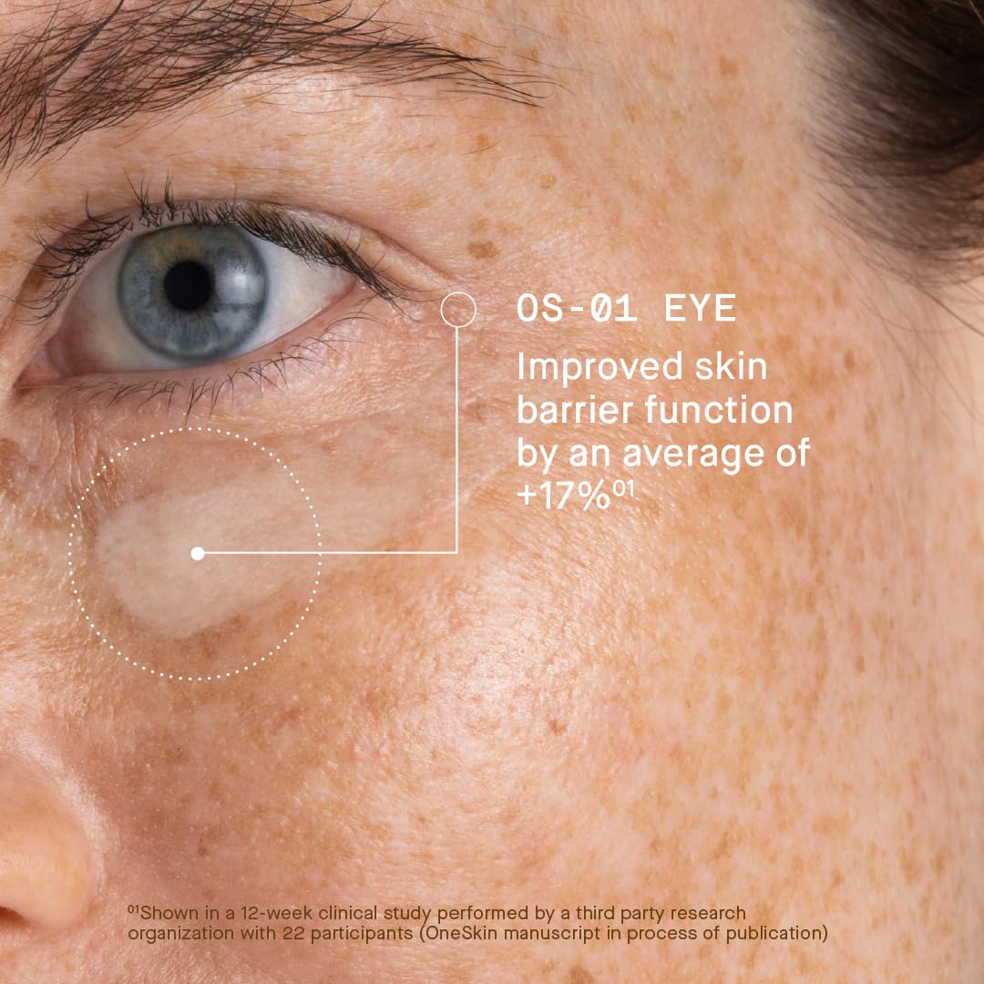 OneSkin EYE OS-01 Peptide Topical Supplement | Skin Longevity Age Reversal Eye Cream | Safe for Sensitive Skin, Fragrance-Free