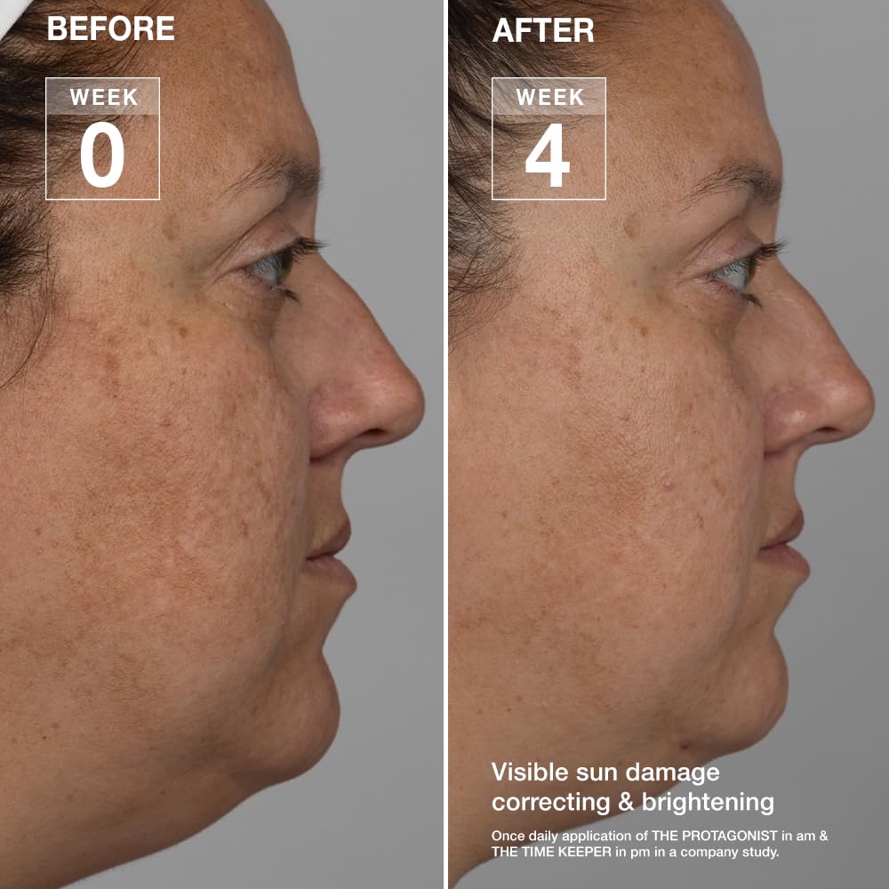 Time Keeper 5-in-1 Peptide Firming Night Cream, 5% Tranexamic Acid, Ceramides for Face, Neck, Eyes, All-In-One Step Serum + Moisturizer