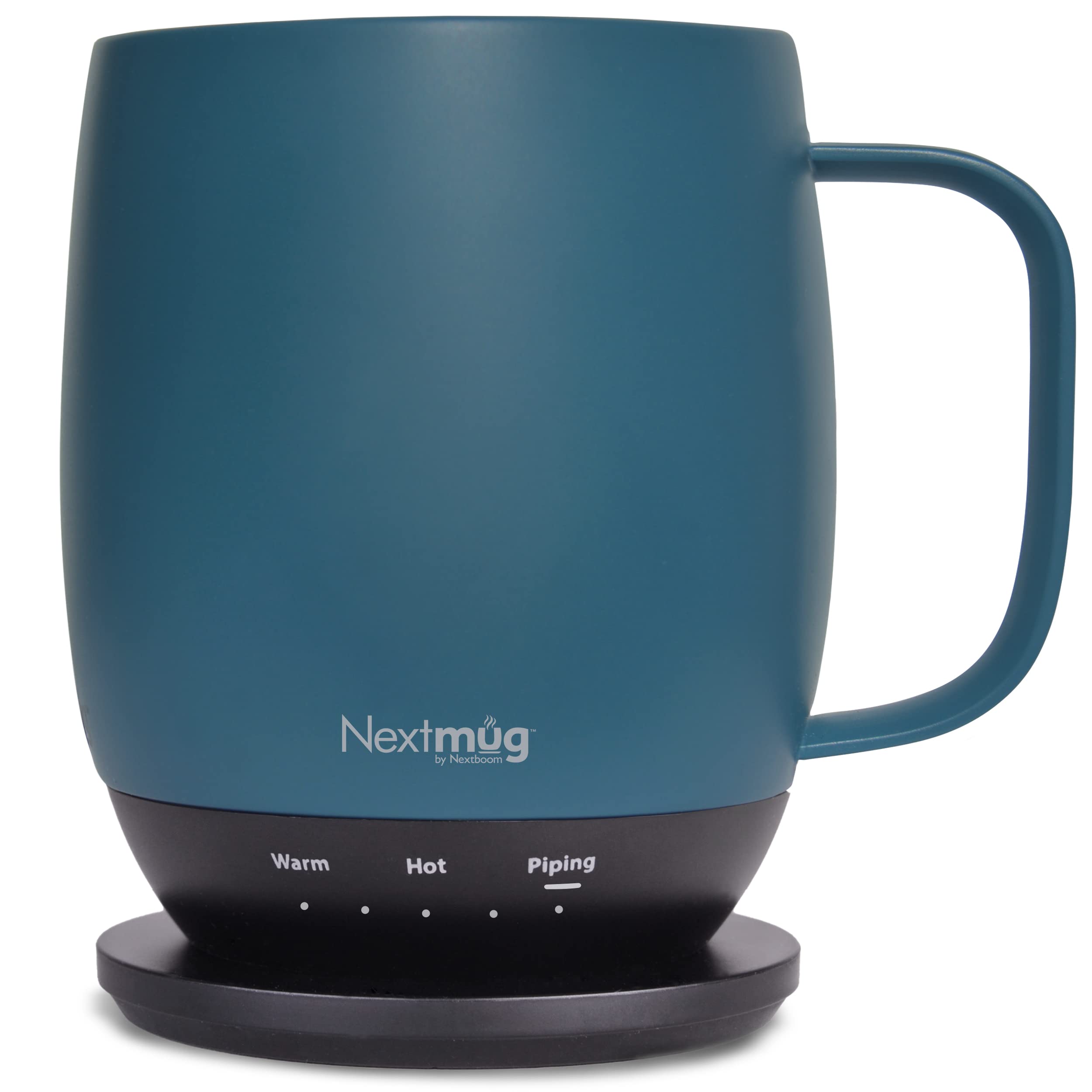 Nextmug - Temperature-Controlled, Self-Heating Coffee Mug (Black - 14 oz.)