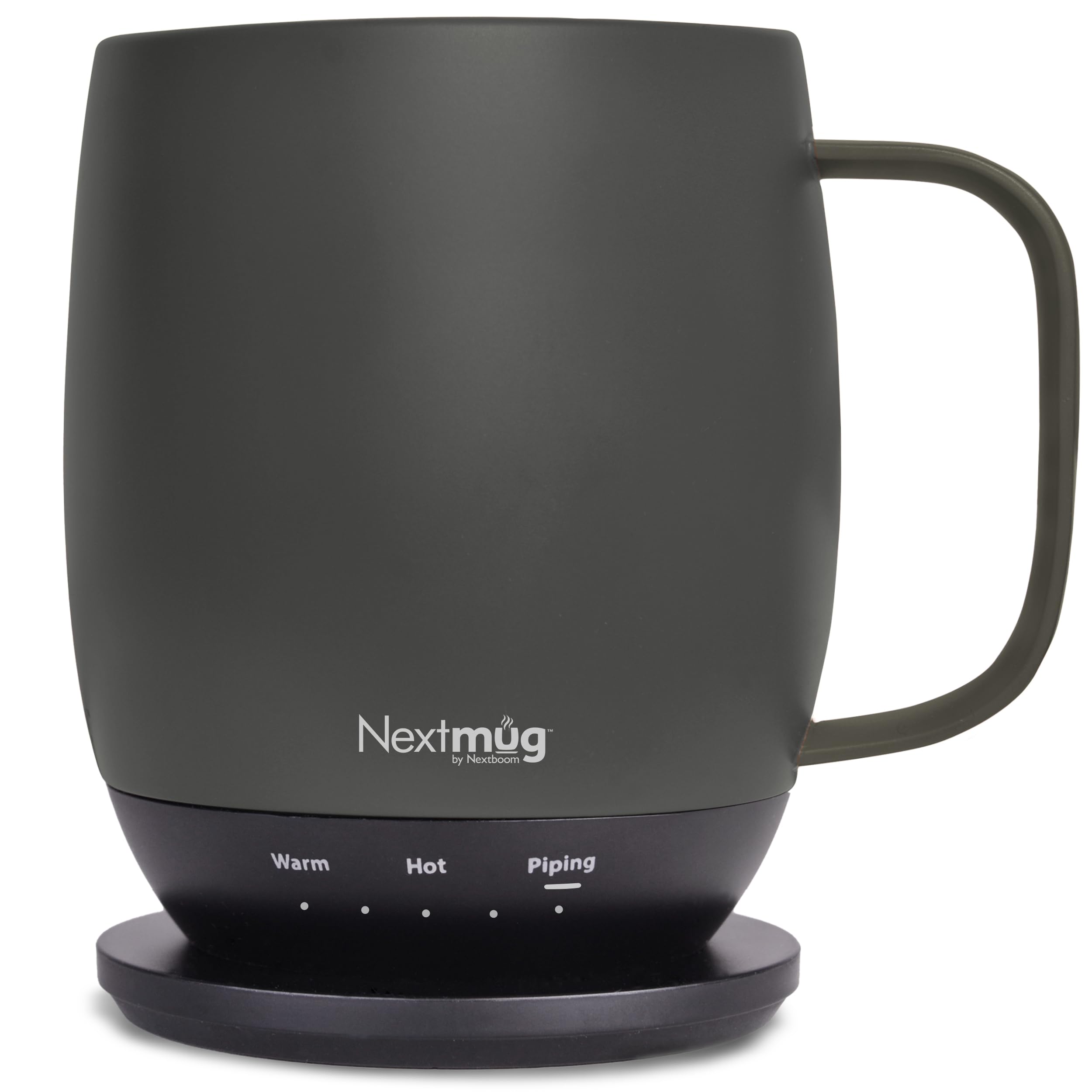 Nextmug - Temperature-Controlled, Self-Heating Coffee Mug (Black - 14 oz.)