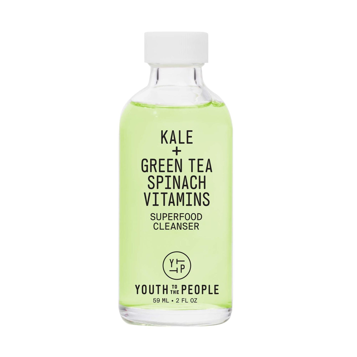 Youth To The People Superfood Facial Cleanser - Kale + Green Tea Daily Face Wash, Gentle Makeup Remover, with Soothing Antioxidants for Glowing Skin, pH Balance, Clean Pores, Sulfate-free, Refillable