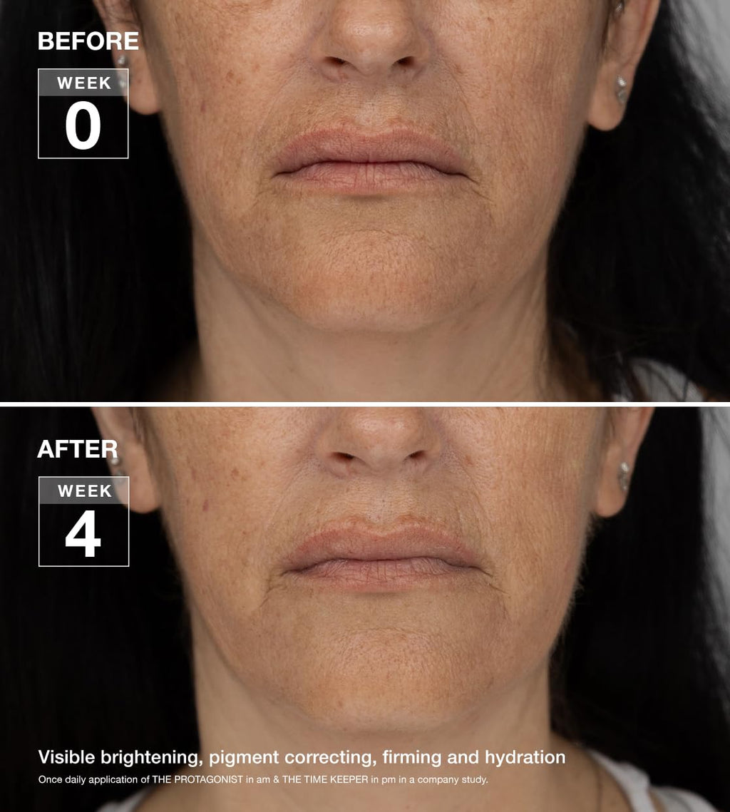 Time Keeper 5-in-1 Peptide Firming Night Cream, 5% Tranexamic Acid, Ceramides for Face, Neck, Eyes, All-In-One Step Serum + Moisturizer