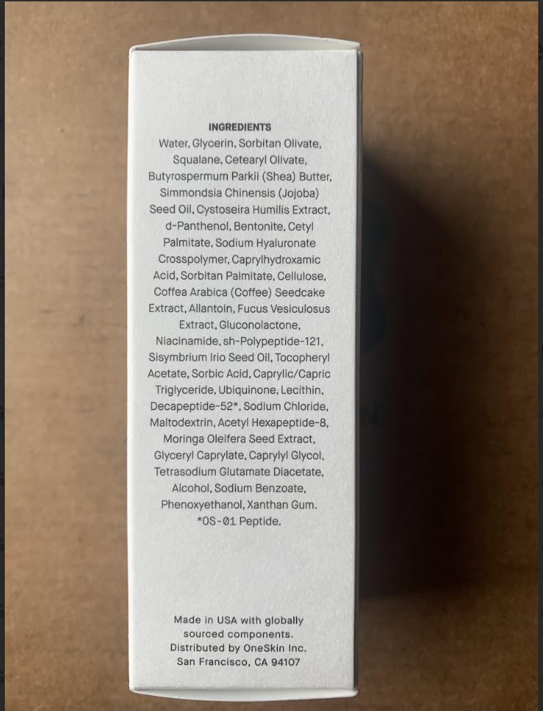 OneSkin EYE OS-01 Peptide Topical Supplement | Skin Longevity Age Reversal Eye Cream | Safe for Sensitive Skin, Fragrance-Free