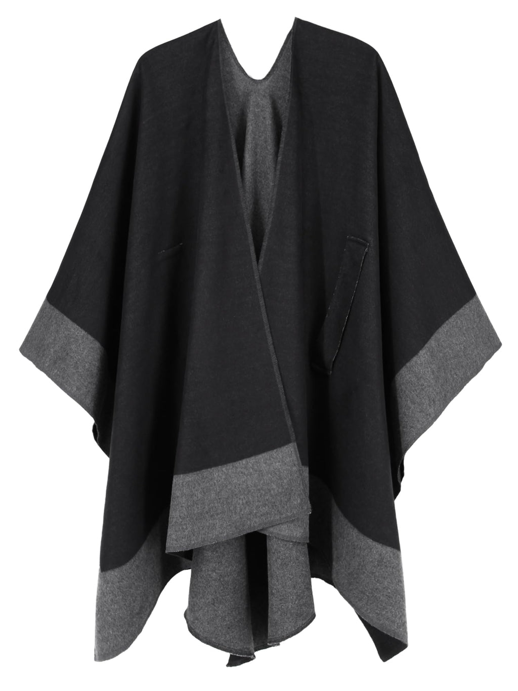 Moss Rose Women's Shawl Wrap Poncho Ruana Cape Open Front Cardigan Shawls for Fall Winter