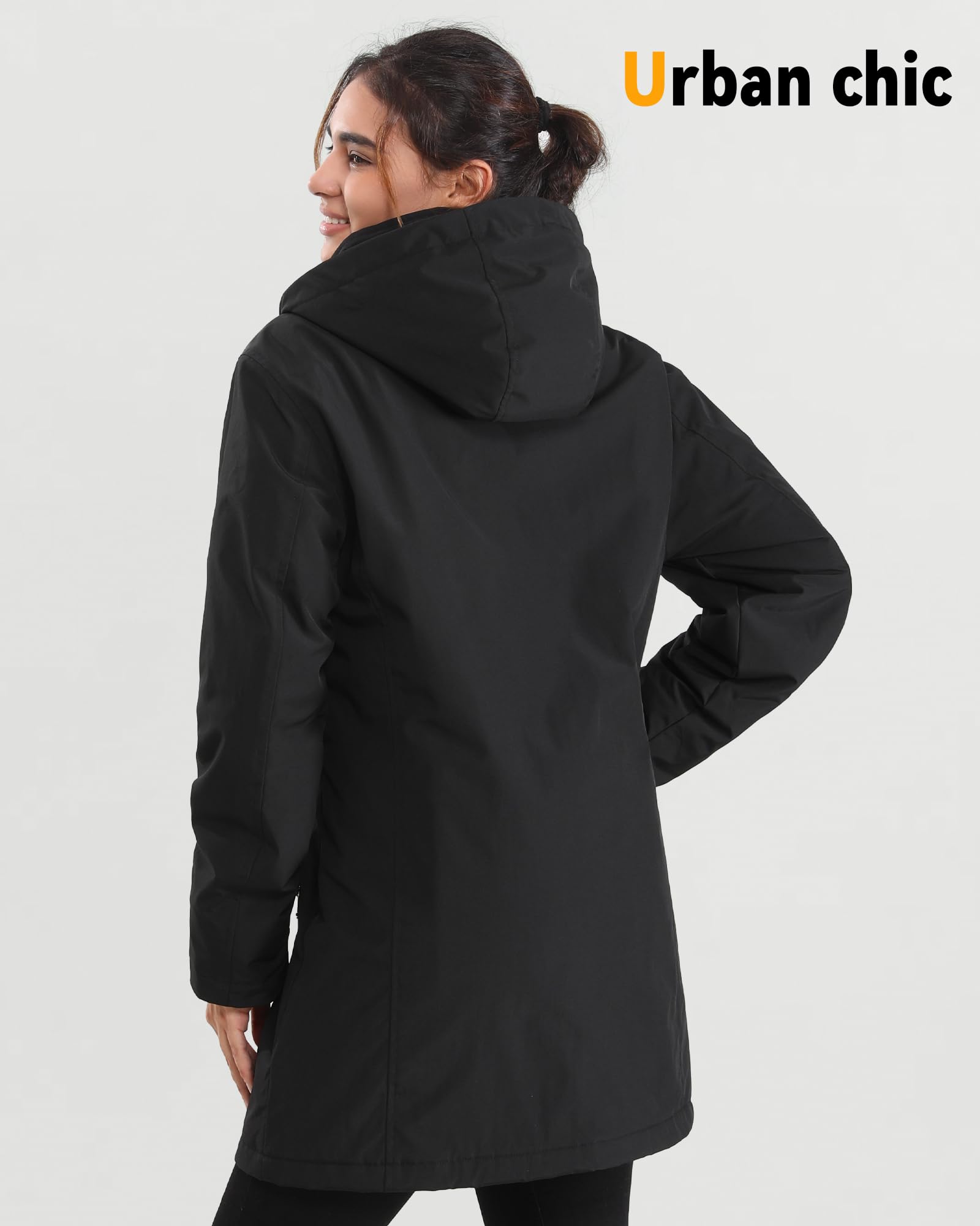 Graphene Women Heated Jacket 12V Fast Charge 18400mAh Large Capacity