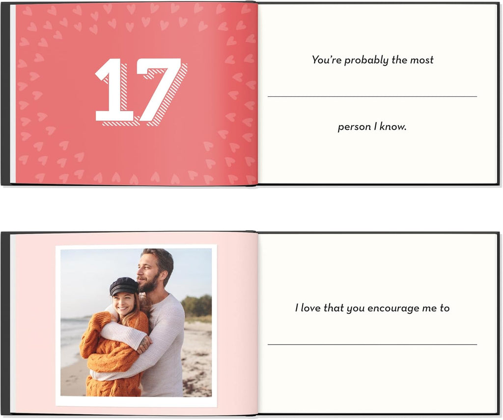What I Love about You Book - Fill-in-the-Blank Book for Men, Boyfriend, Women, Girlfriend, Husband, Wife, Him, Her - Couples Gifts for Anniversary, Christmas & More - Stocking Stuffer for Men, Women