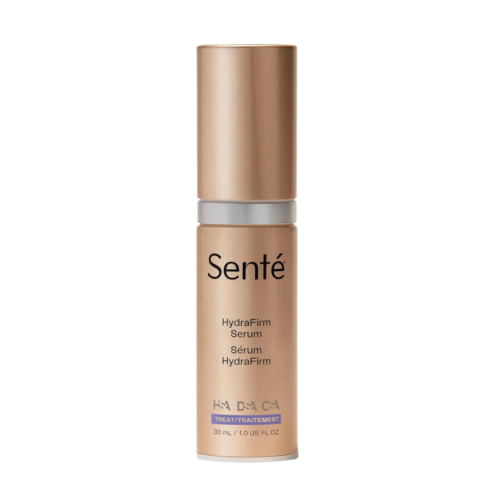 Senté HydraFirm Serum | Supports Collagen and Elastin Production | Restores Firmness and Plumps Skin | Formulated with Patented HSA and Peptides | 1 Fl Oz