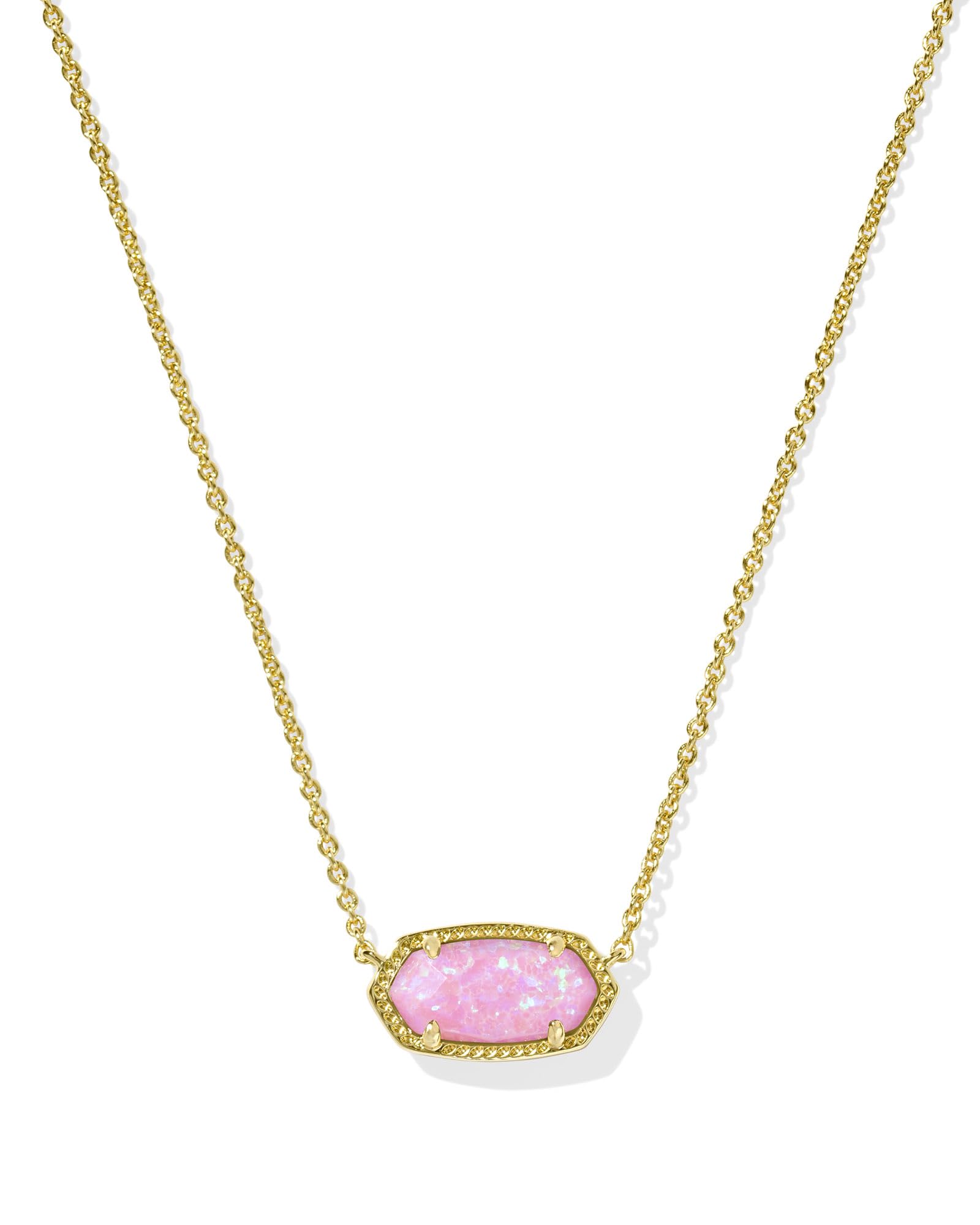 Kendra Scott Elisa Pendant Necklace for Women, Fashion Jewelry, 14k Gold-Plated