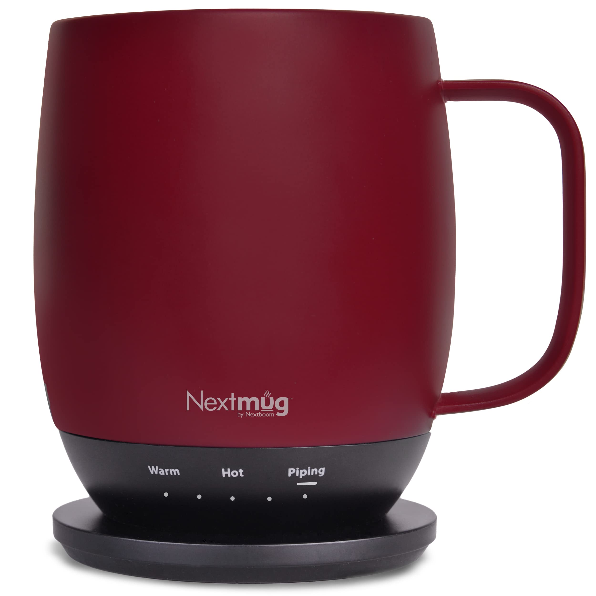 Nextmug - Temperature-Controlled, Self-Heating Coffee Mug (Black - 14 oz.)