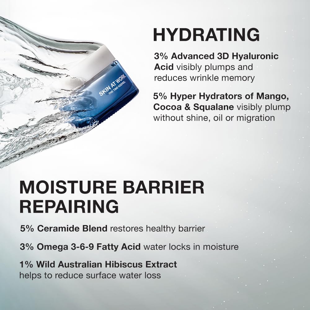 Time Keeper 5-in-1 Peptide Firming Night Cream, 5% Tranexamic Acid, Ceramides for Face, Neck, Eyes, All-In-One Step Serum + Moisturizer