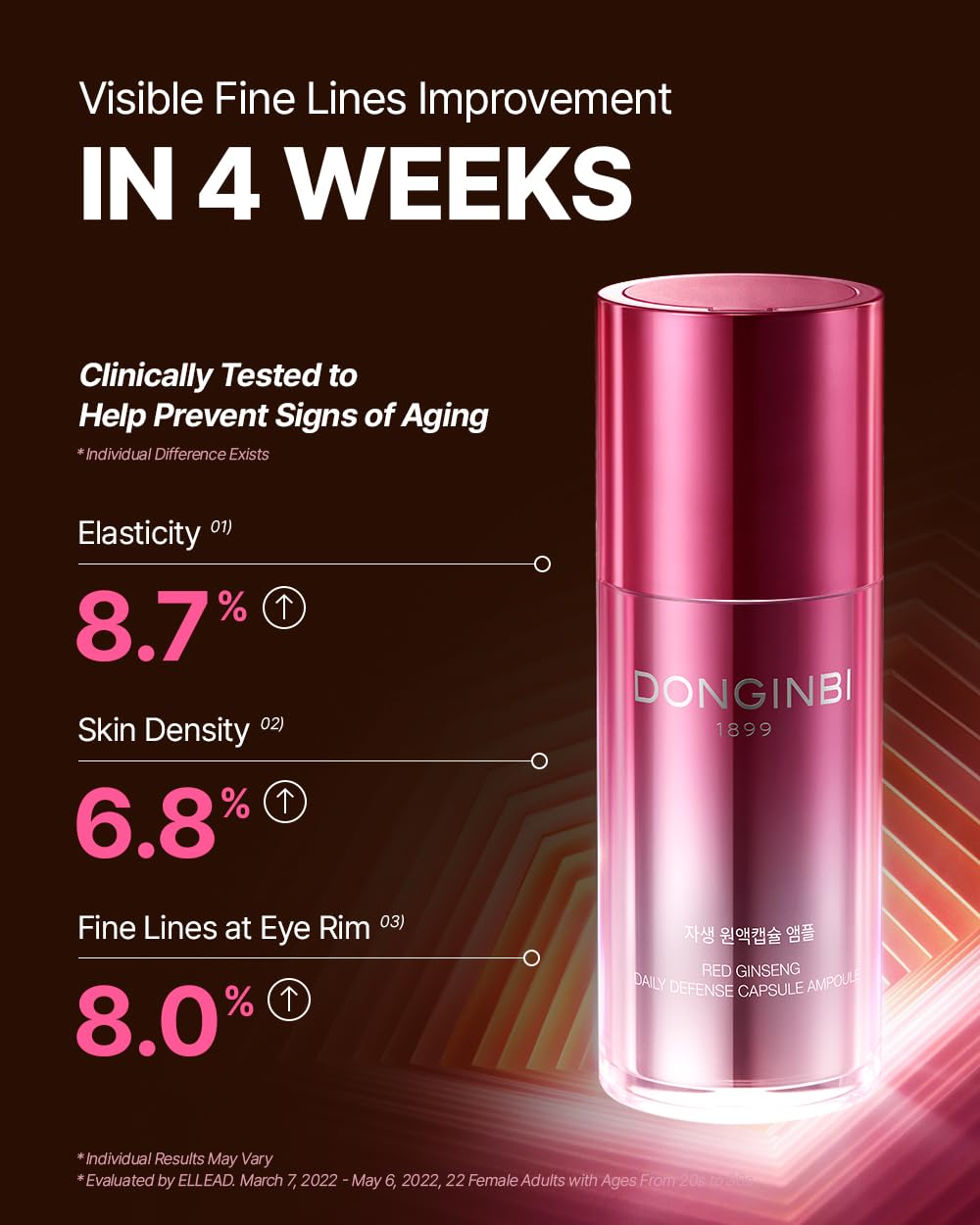 Donginbi Red Ginseng Daily Defense Special Set - Firming Cream(0.85 floz) & Korean Red Ginseng Essence(2.03 floz), Skin Barrier Repair Serum for Dry Skin, Korean Skin Care Gifts for Women