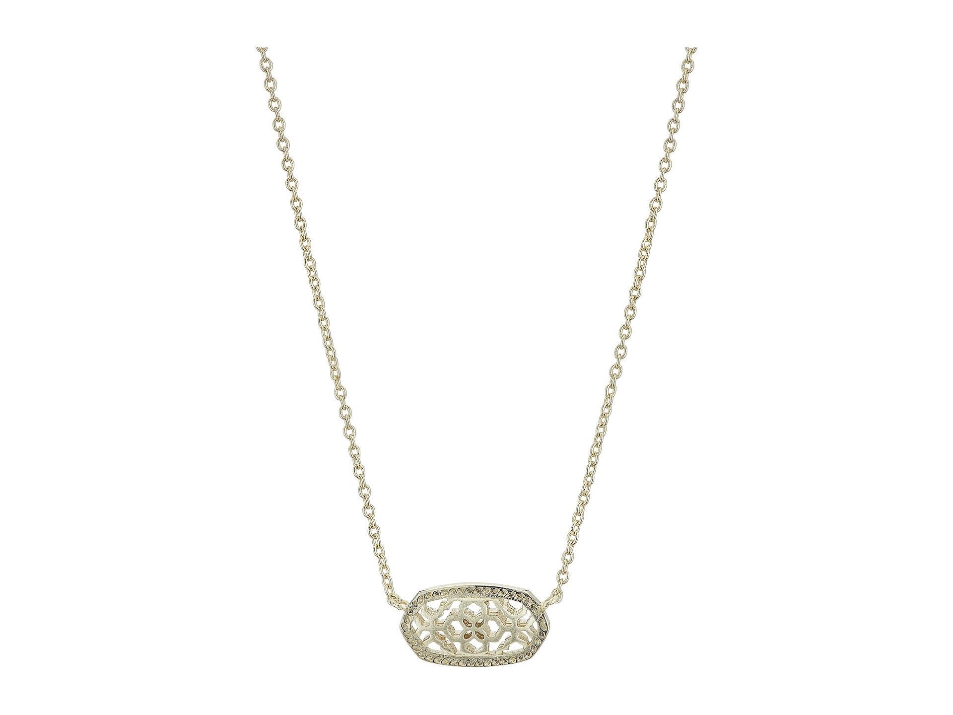 Kendra Scott Elisa Pendant Necklace for Women, Fashion Jewelry, 14k Gold-Plated