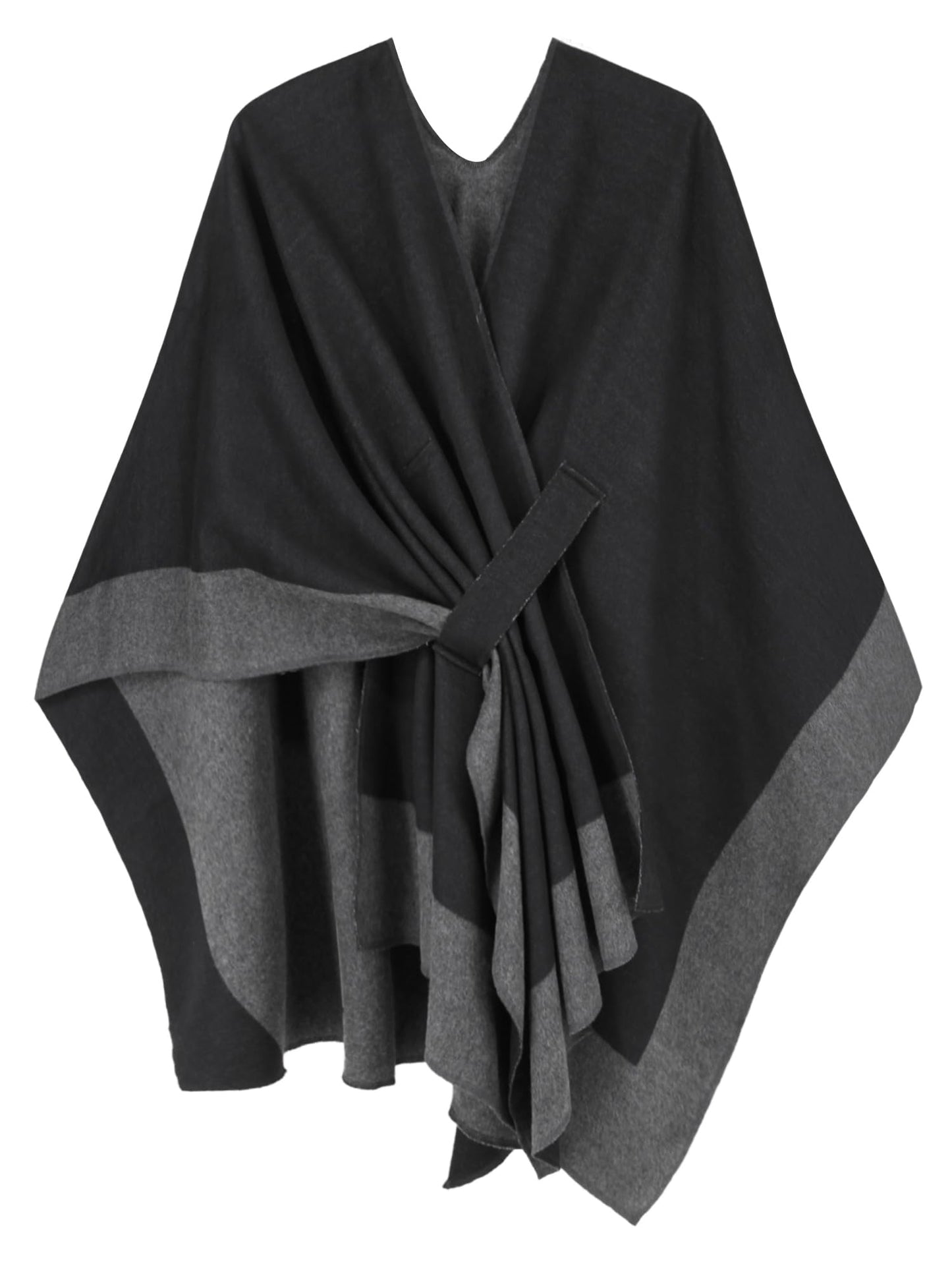 Moss Rose Women's Shawl Wrap Poncho Ruana Cape Open Front Cardigan Shawls for Fall Winter