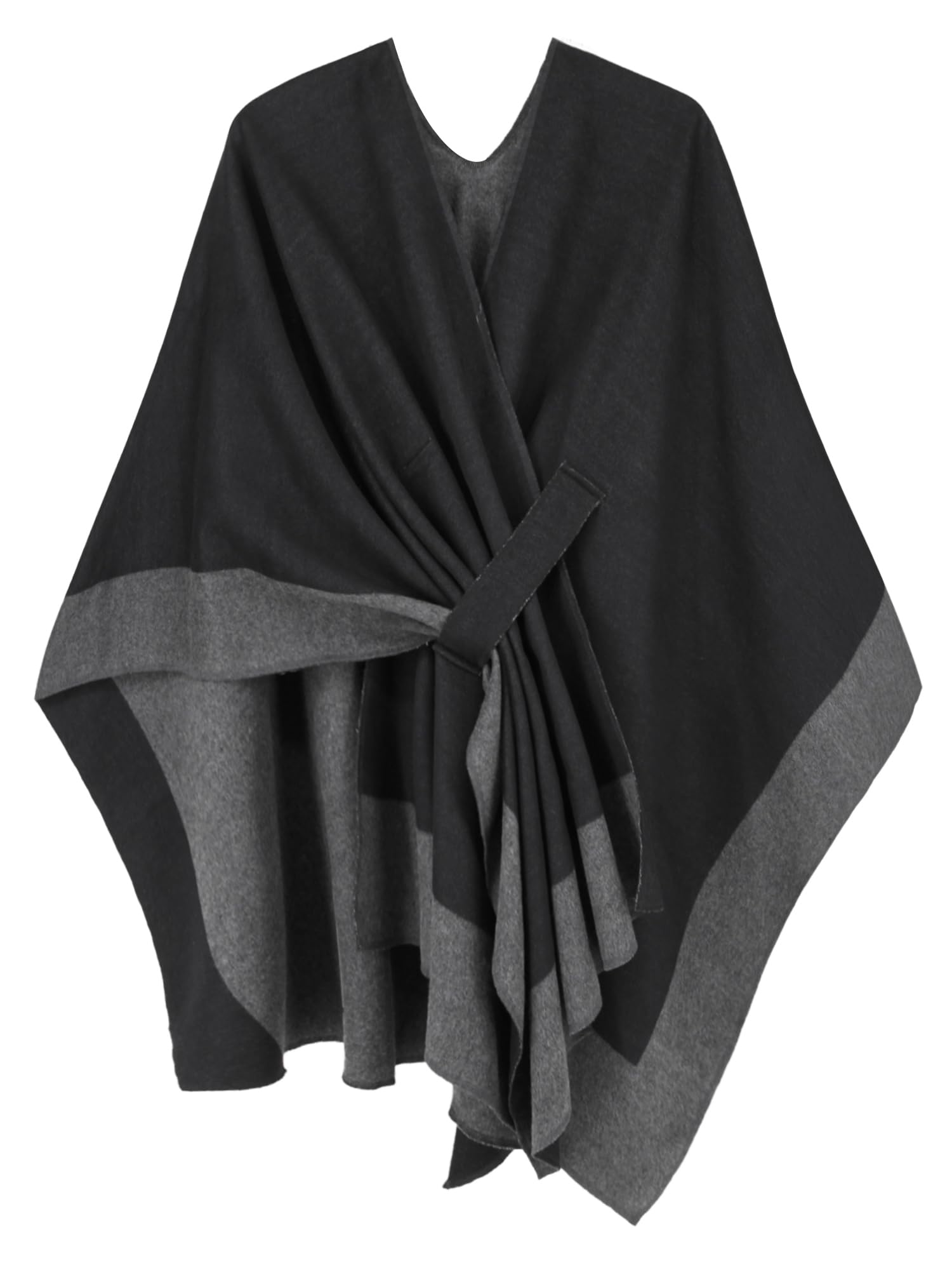 Moss Rose Women's Shawl Wrap Poncho Ruana Cape Open Front Cardigan Shawls for Fall Winter