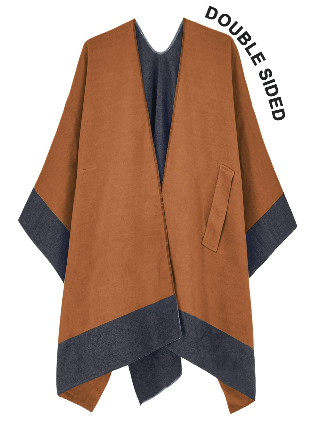 Moss Rose Women's Shawl Wrap Poncho Ruana Cape Open Front Cardigan Shawls for Fall Winter