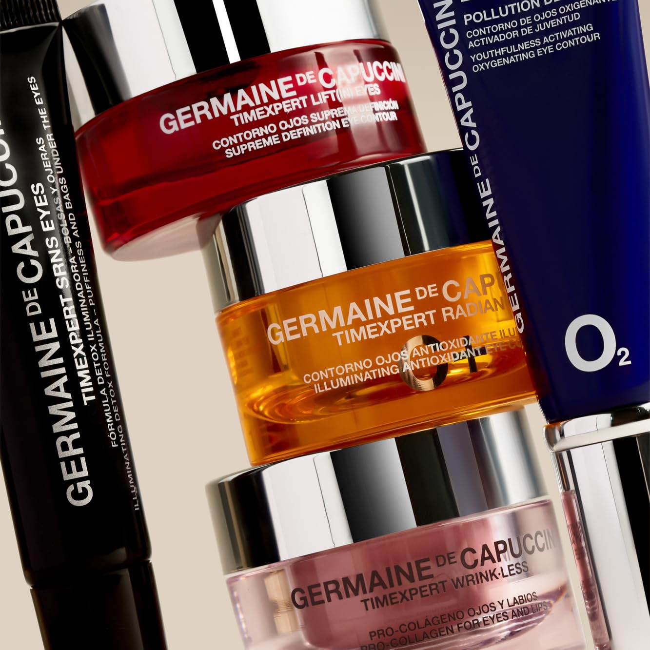 Germaine de Capuccini - Timexpert Radiance C+ | Antioxidant Eye Contour Cream - Vitamin C and Vitamin E Eye Cream - Under Eye Brightener, Protects Against Free radicals Damage - 0.5 Fl oz