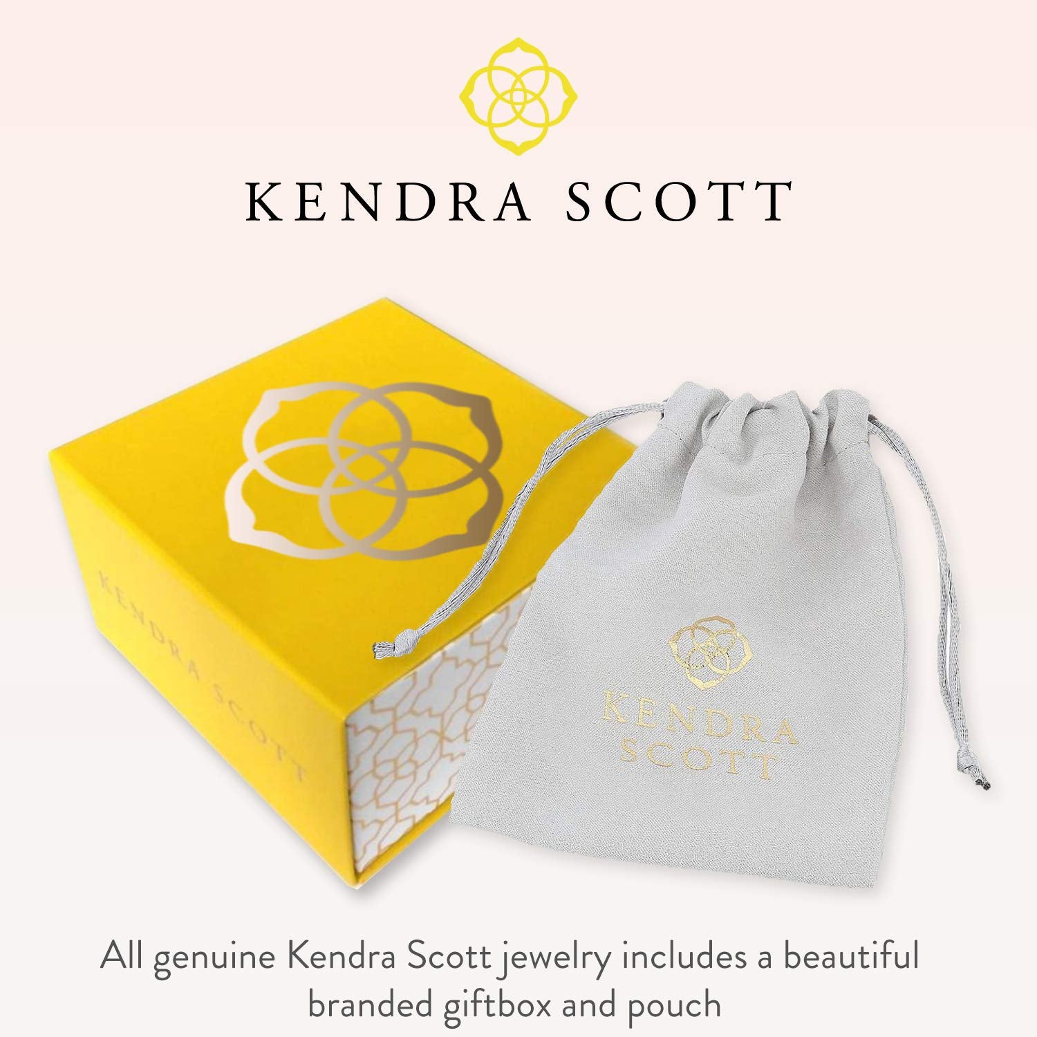 Kendra Scott Elisa Pendant Necklace for Women, Fashion Jewelry, 14k Gold-Plated