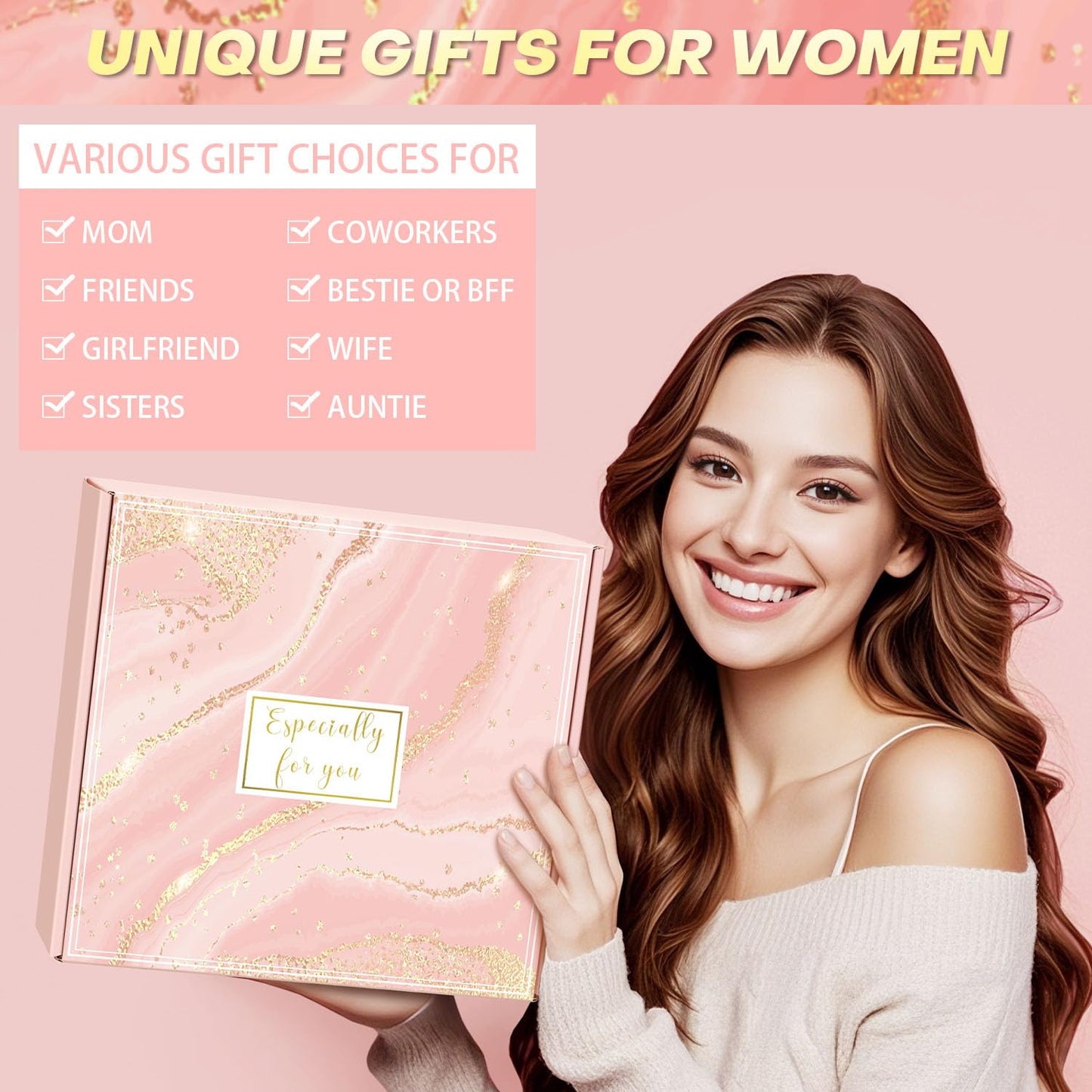 Happy Birthday Gifts for Women Self Care Gift, Relaxing Care Package Spa Gift Basket, Valentines Day, Mothers Day, Christmas, Birthday Gifts for Women Mom Her Friend Sister Wife