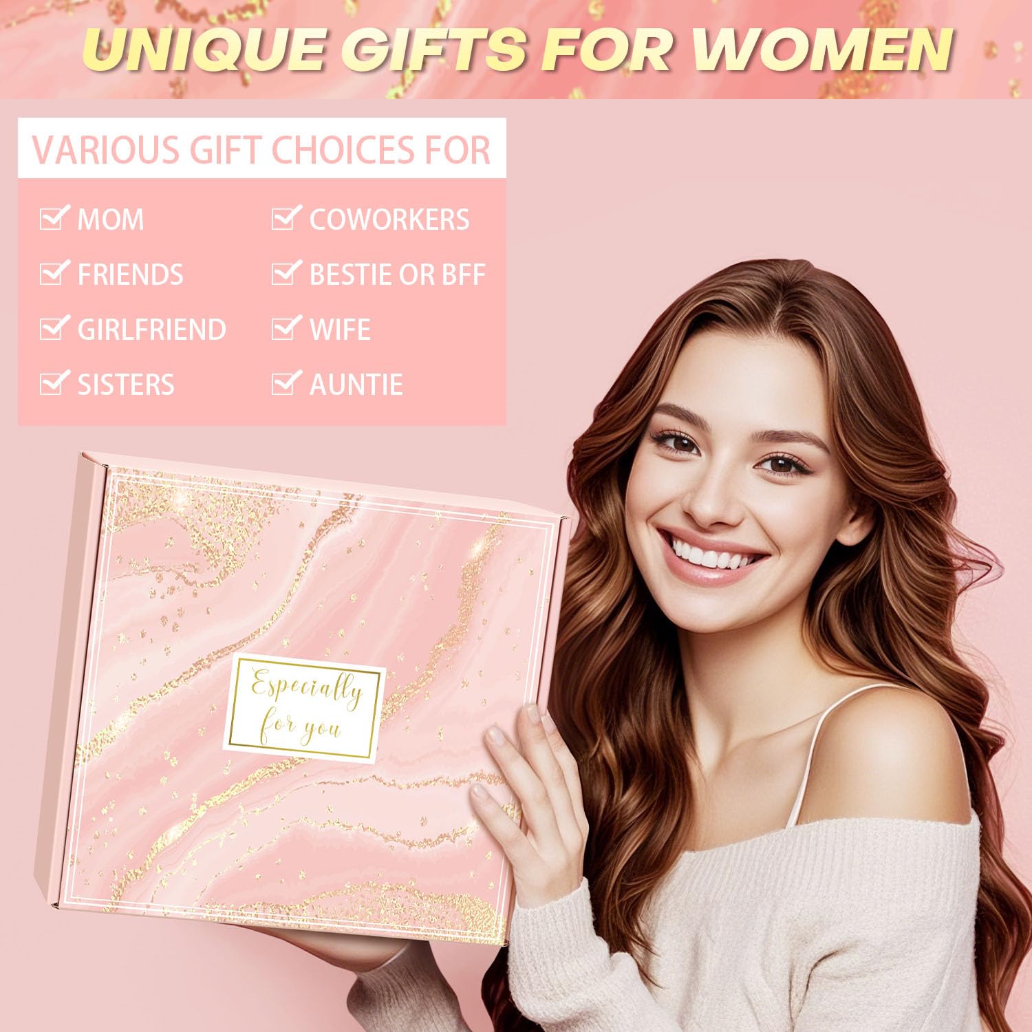 Happy Birthday Gifts for Women Self Care Gift, Relaxing Care Package Spa Gift Basket, Valentines Day, Mothers Day, Christmas, Birthday Gifts for Women Mom Her Friend Sister Wife