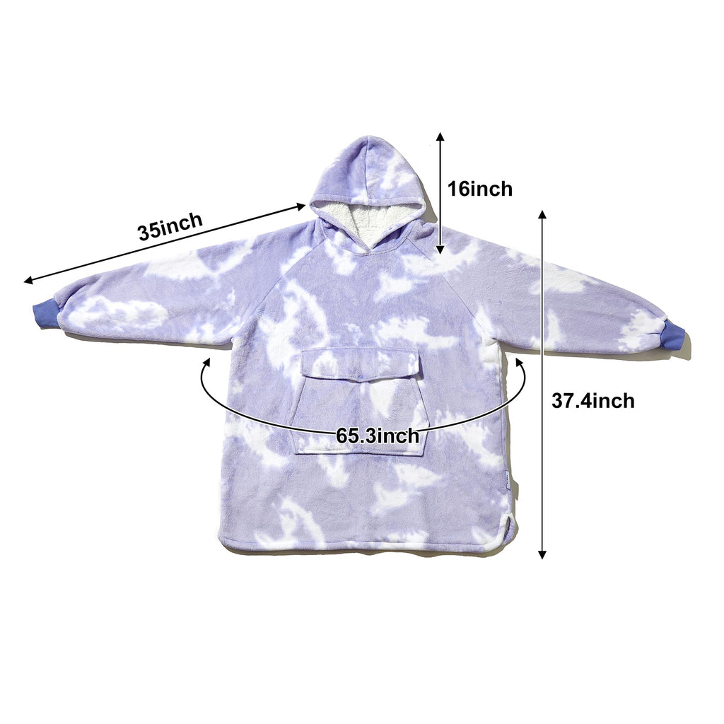 Krifey Wearable Blanket Hoodie, Oversized Sherpa Fleece Sweatshirt with Giant Pocket, Birthday Gifts for Women, Warm Christmas Gift for Mom, Wife, or Girlfriend